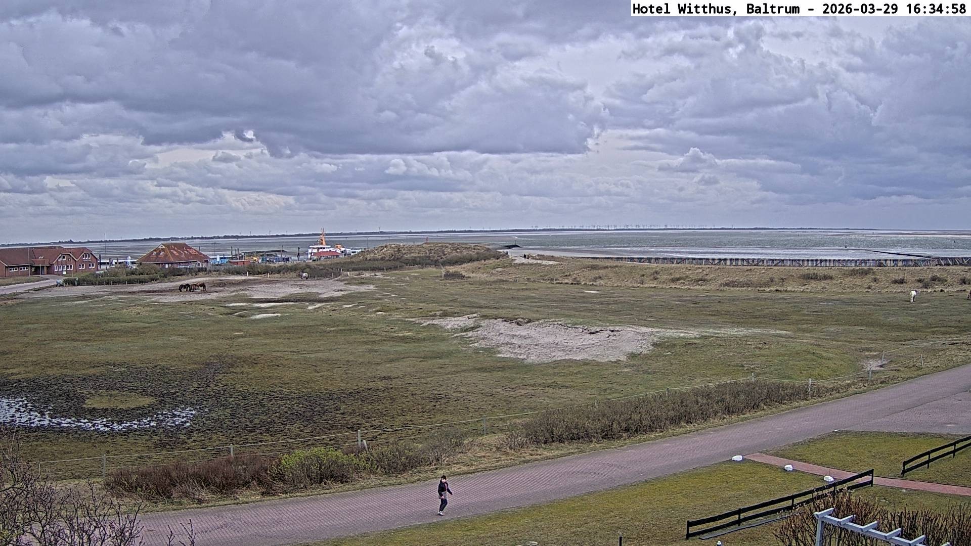 Archiv Foto Webcam Blick vom Hotel Witthus in Baltrum