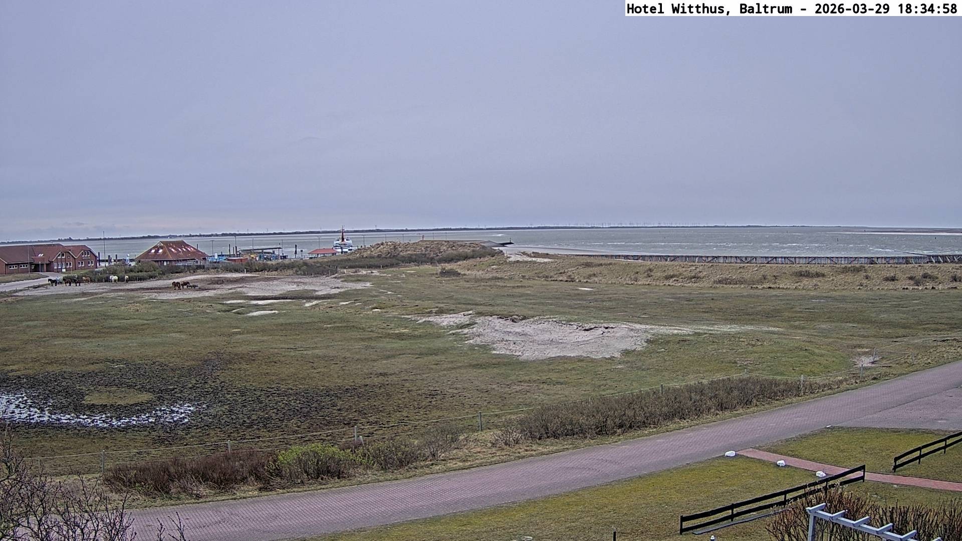 Archiv Foto Webcam Blick vom Hotel Witthus in Baltrum