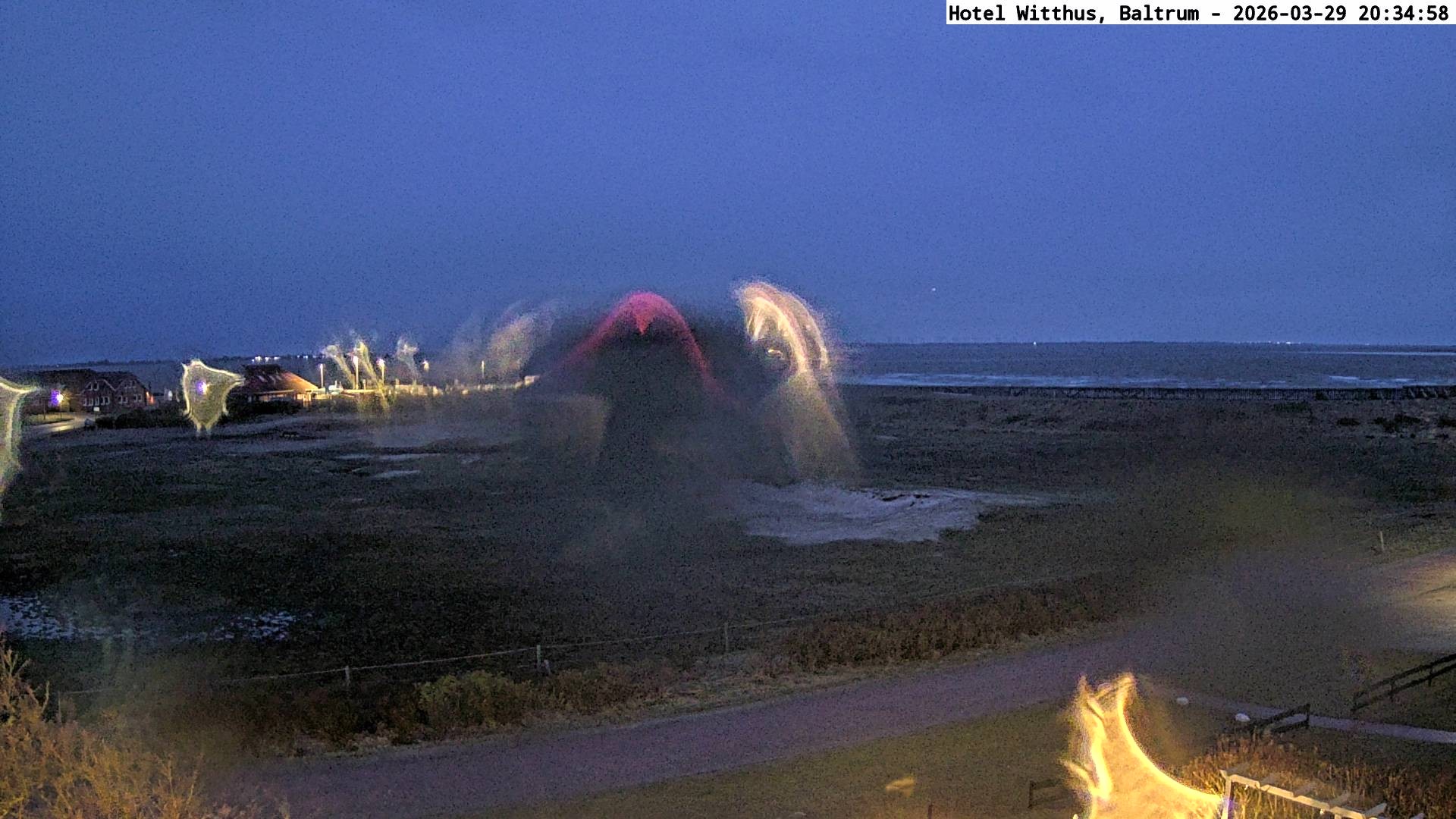 Archiv Foto Webcam Blick vom Hotel Witthus in Baltrum