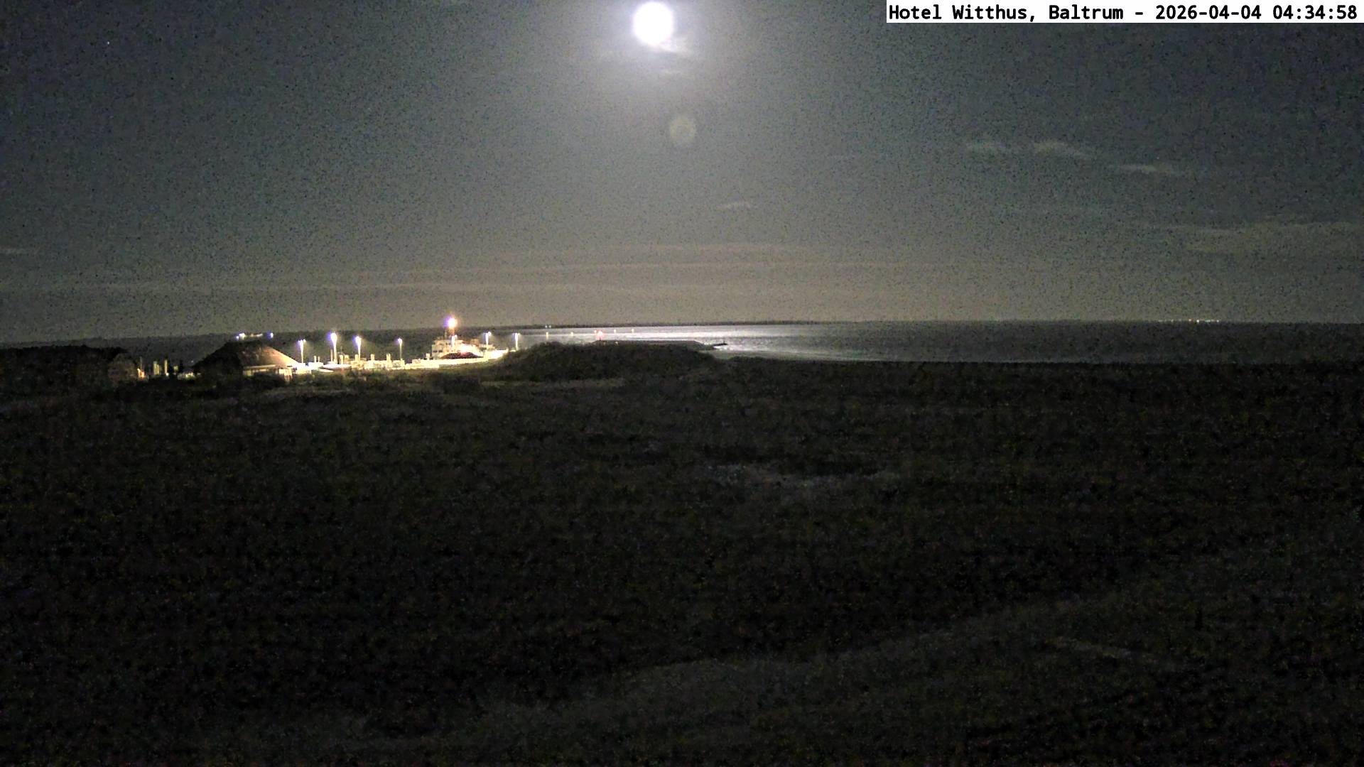 Archived image Webcam View of the harbour in Baltrum