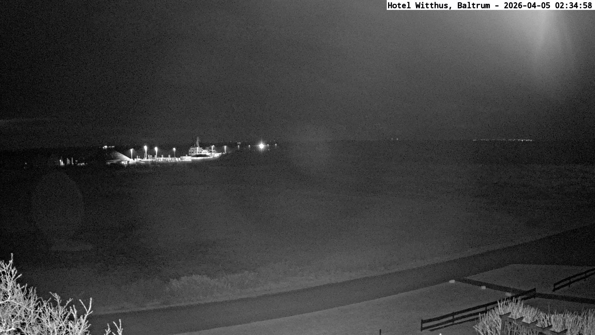Archived image Webcam View of the harbour in Baltrum