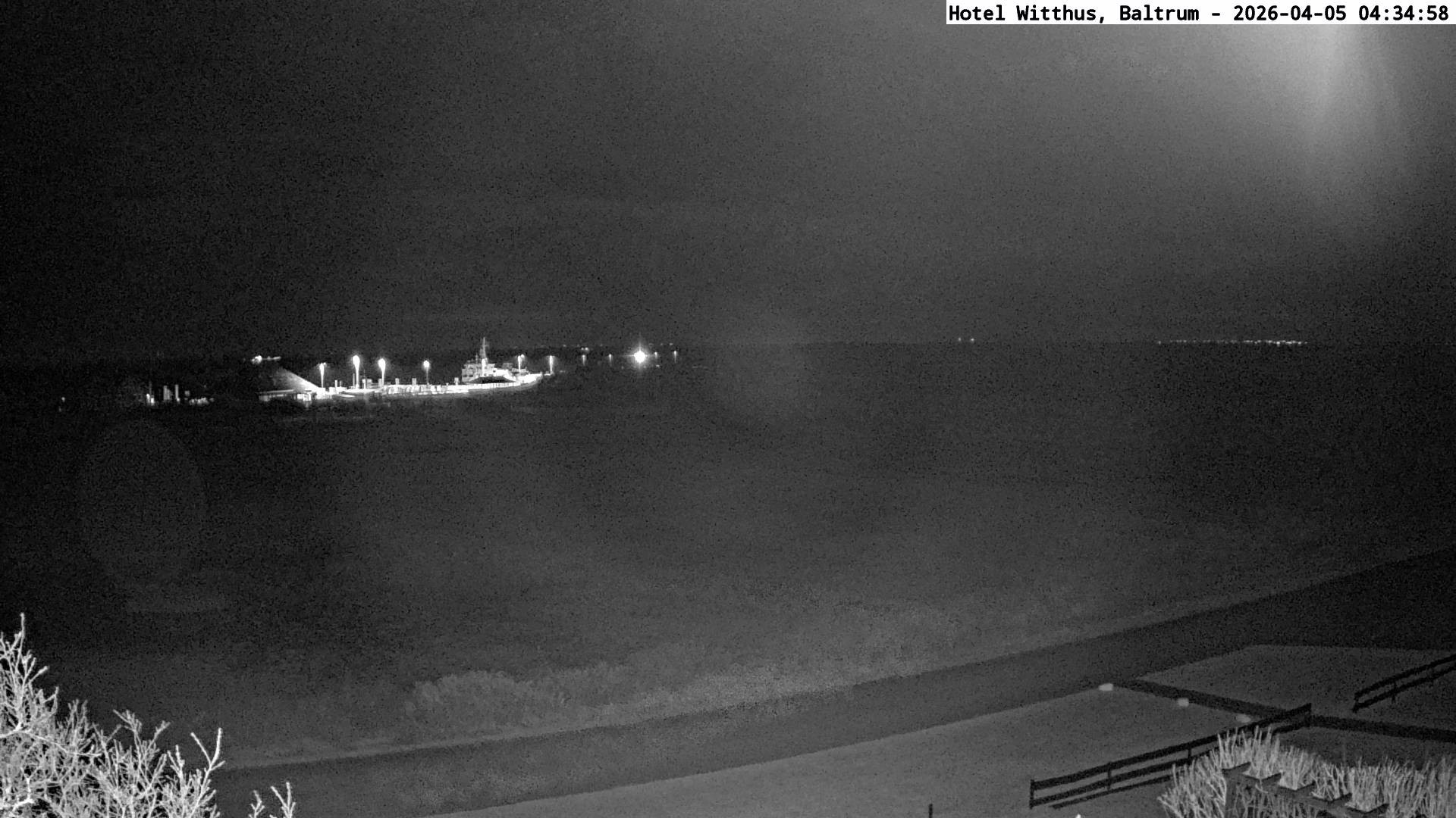 Archived image Webcam View of the harbour in Baltrum