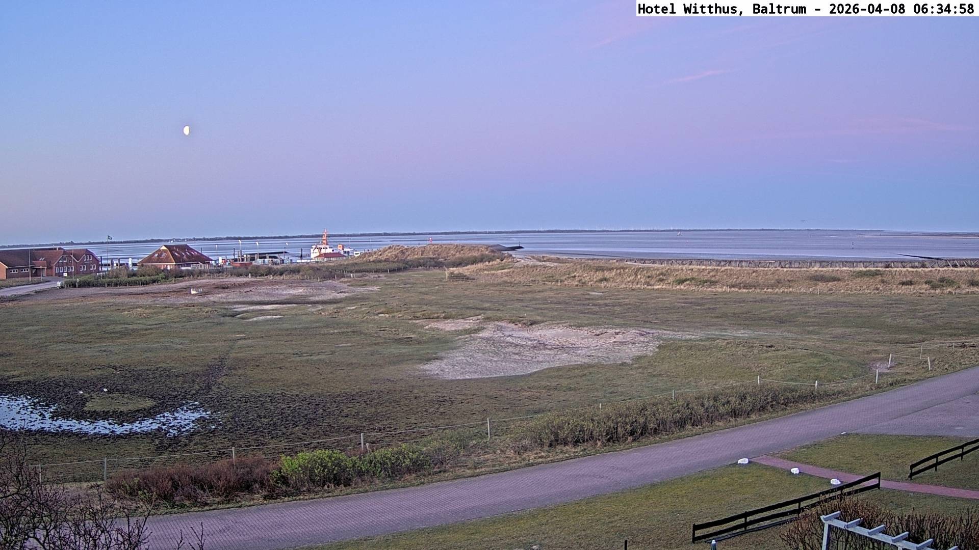 Archiv Foto Webcam Blick vom Hotel Witthus in Baltrum
