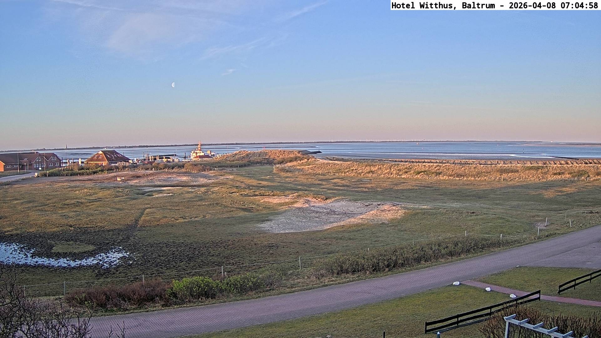 Archiv Foto Webcam Blick vom Hotel Witthus in Baltrum