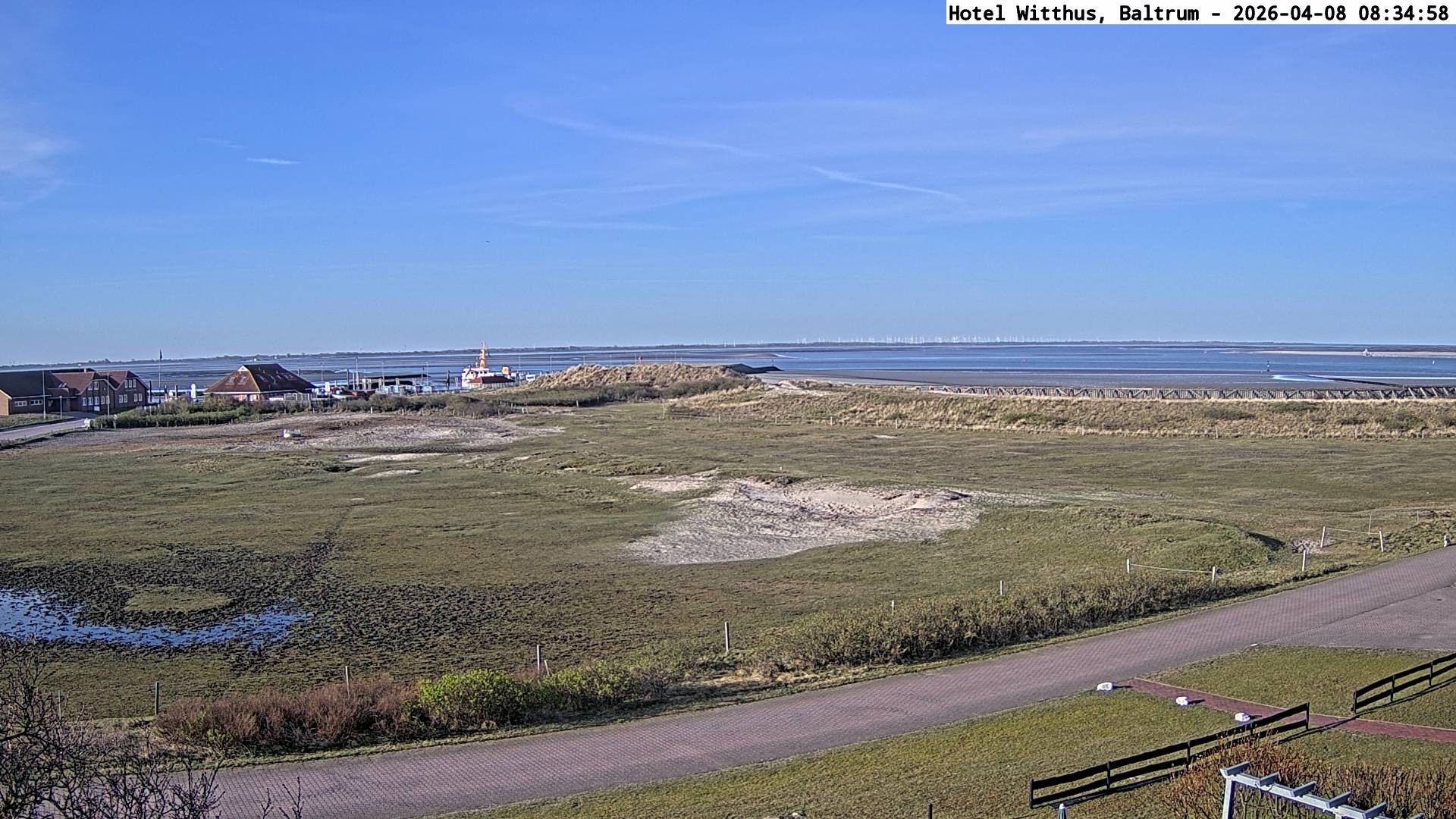 Archiv Foto Webcam Blick vom Hotel Witthus in Baltrum