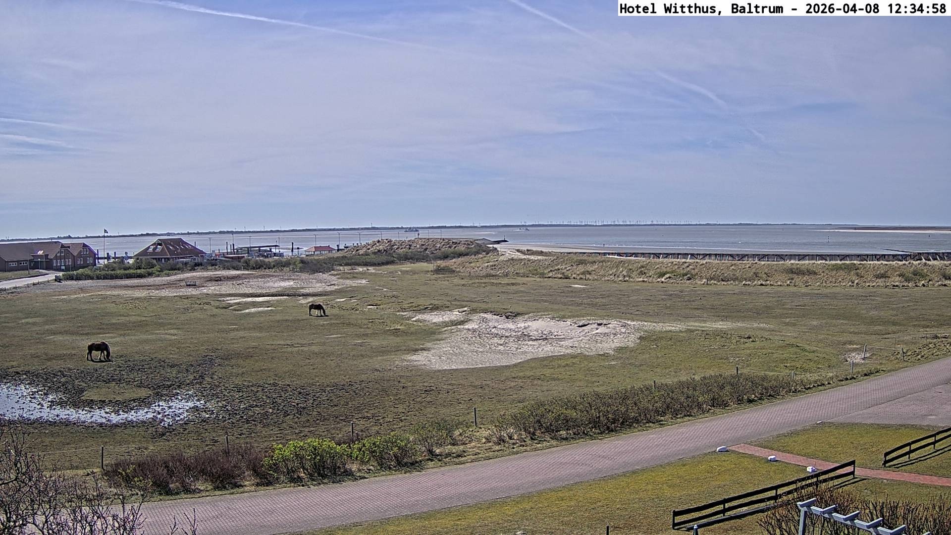 Archiv Foto Webcam Blick vom Hotel Witthus in Baltrum