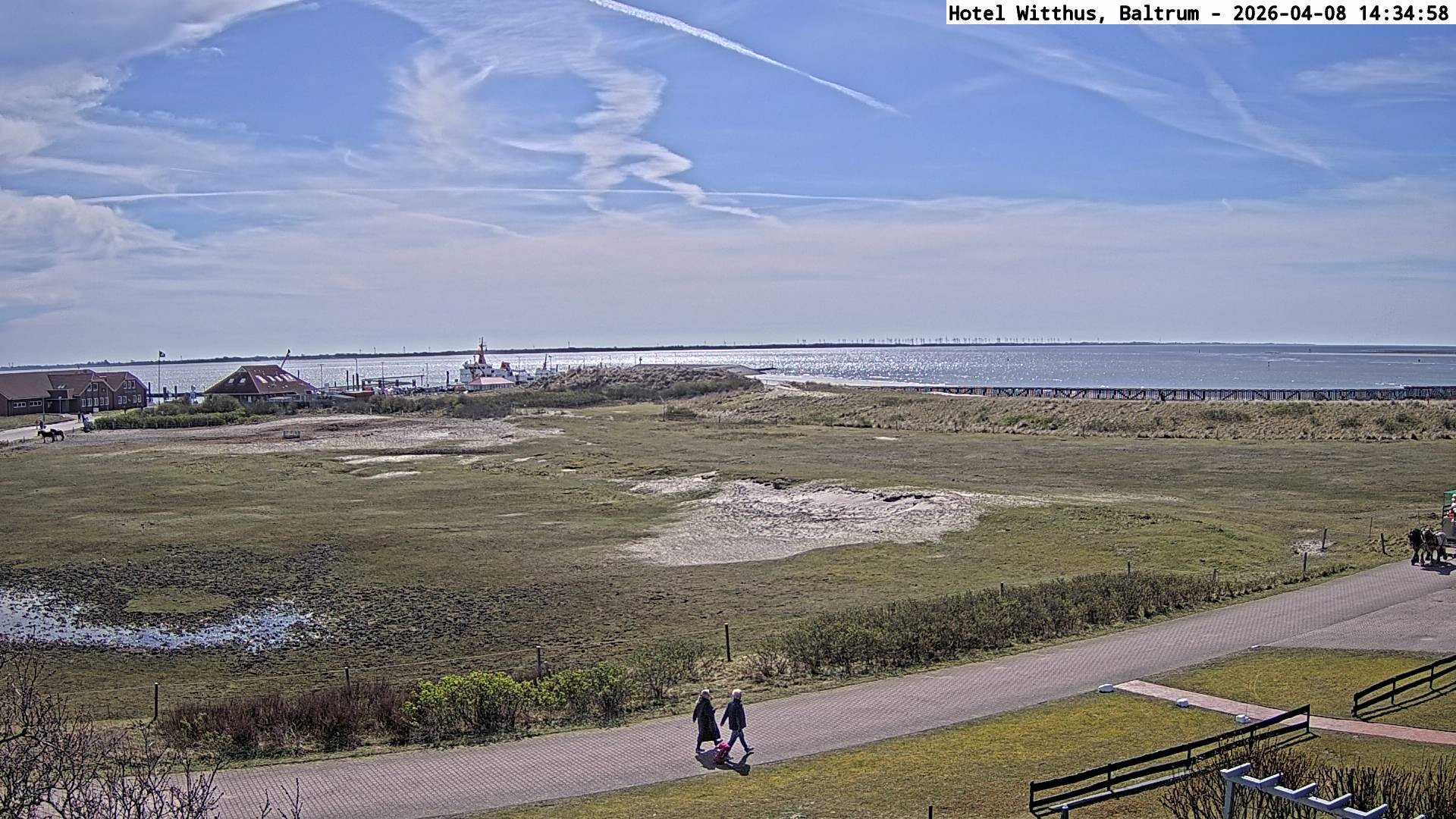 Archiv Foto Webcam Blick vom Hotel Witthus in Baltrum
