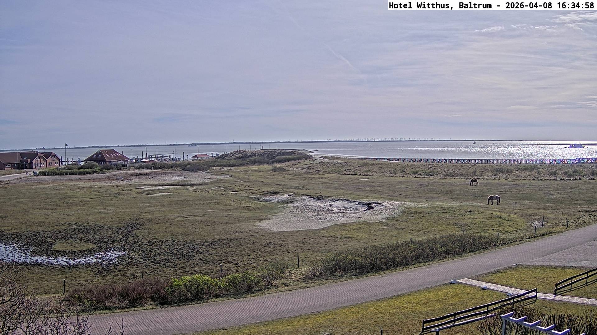 Archiv Foto Webcam Blick vom Hotel Witthus in Baltrum