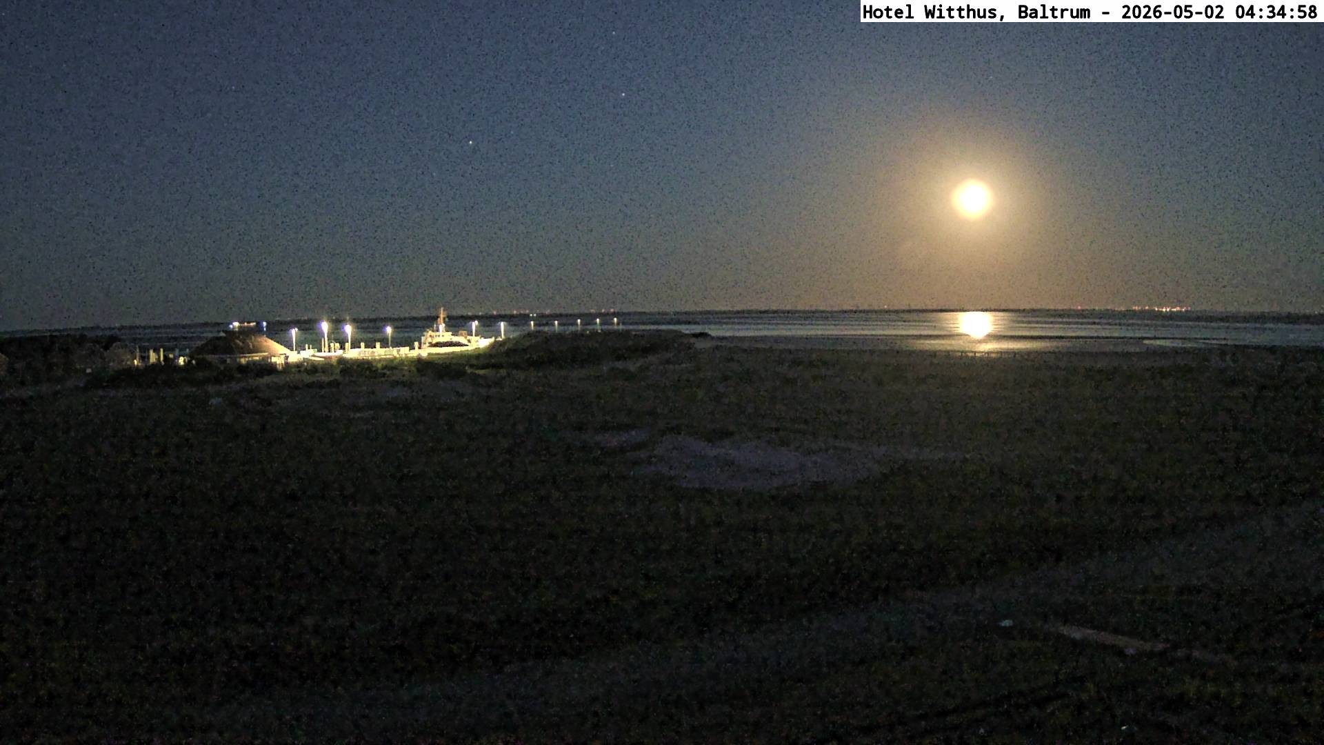 Archiv Foto Webcam Blick vom Hotel Witthus in Baltrum