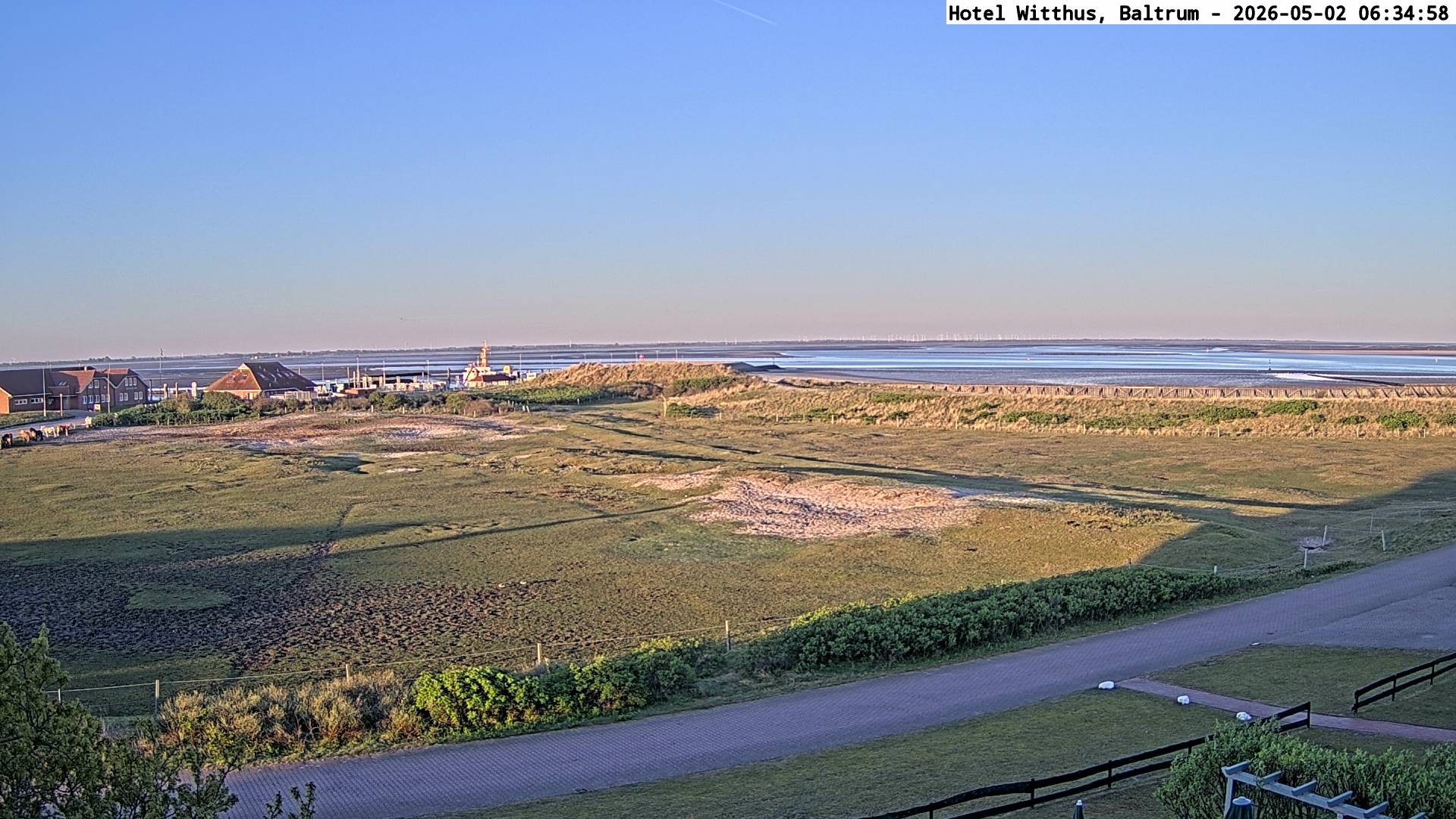 Archiv Foto Webcam Blick vom Hotel Witthus in Baltrum