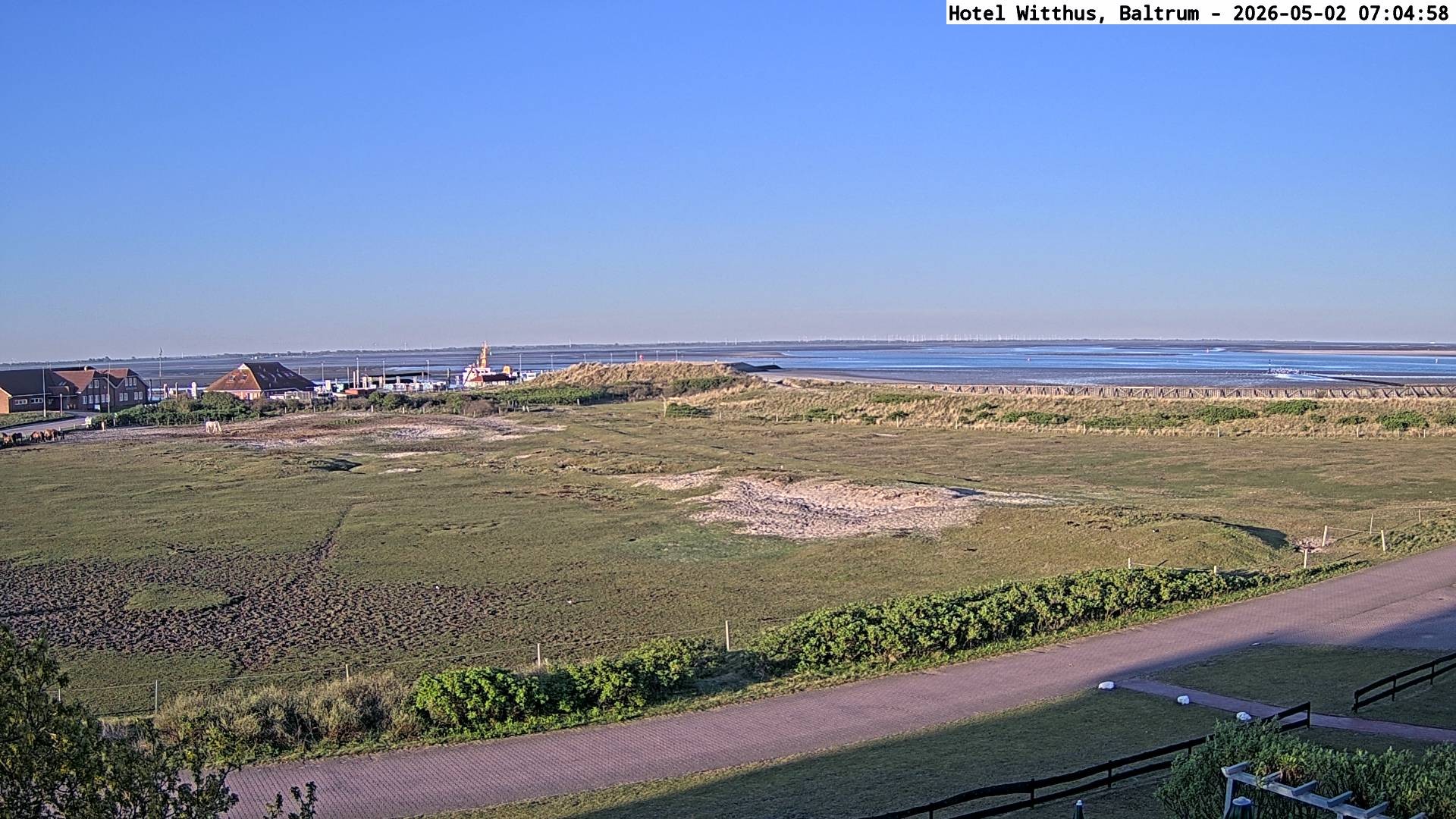 Archiv Foto Webcam Blick vom Hotel Witthus in Baltrum