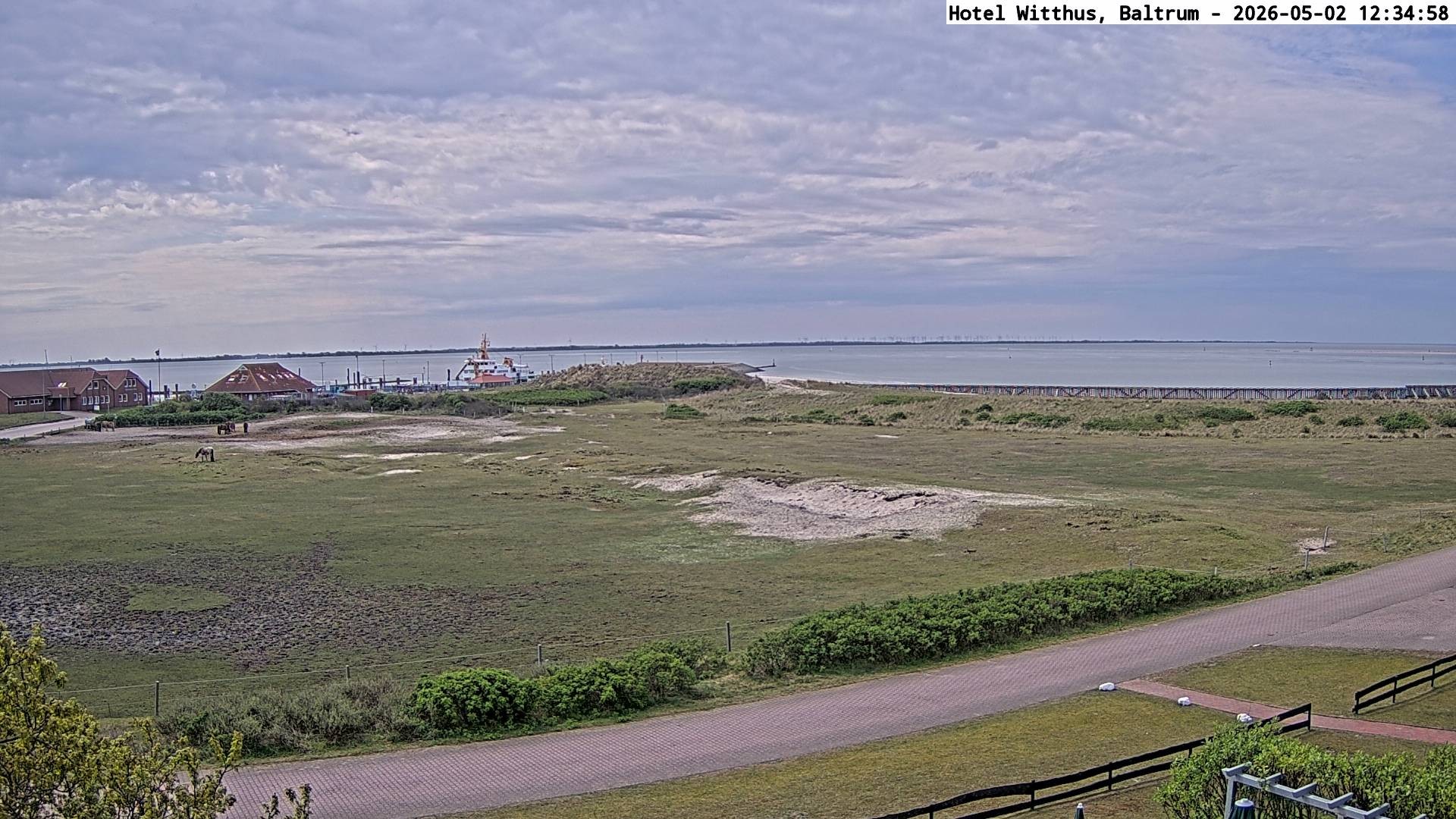 Archiv Foto Webcam Blick vom Hotel Witthus in Baltrum