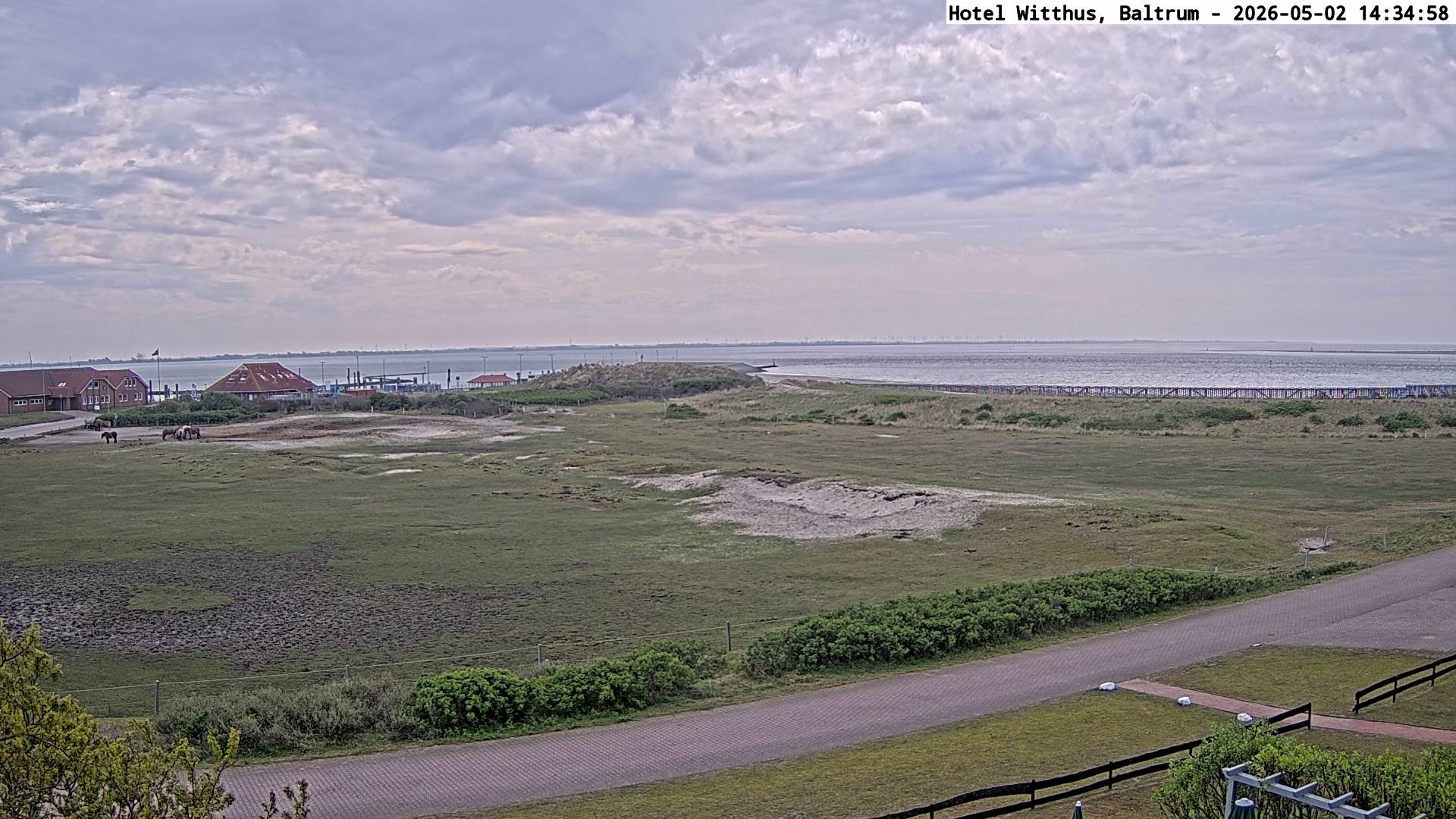 Archiv Foto Webcam Blick vom Hotel Witthus in Baltrum