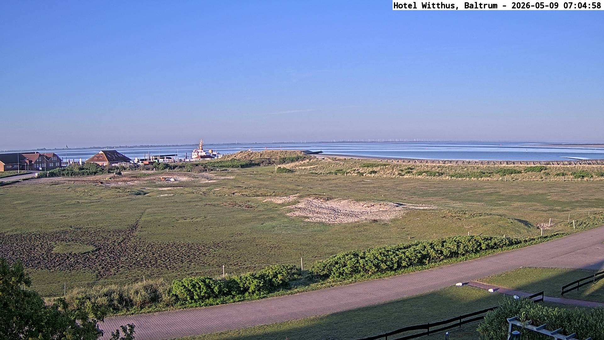 Archiv Foto Webcam Blick vom Hotel Witthus in Baltrum