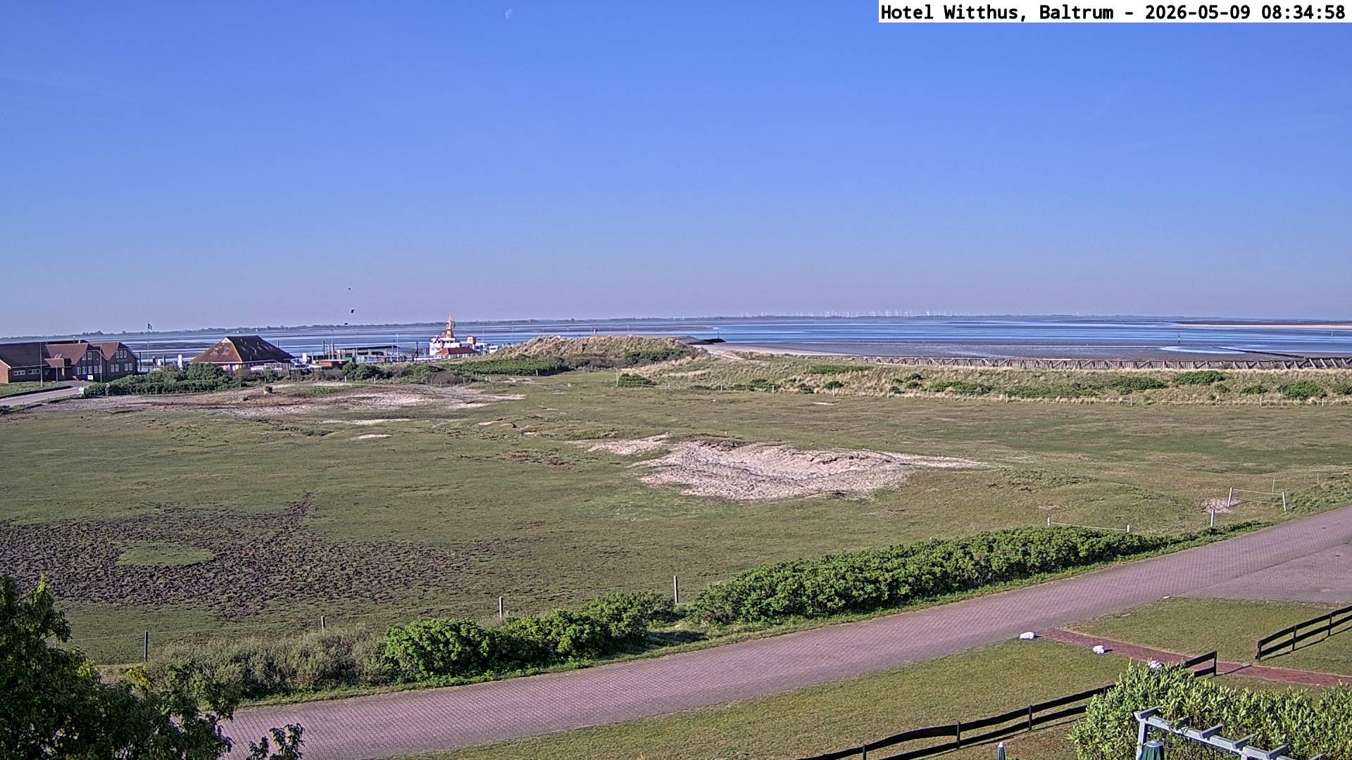 Archiv Foto Webcam Blick vom Hotel Witthus in Baltrum