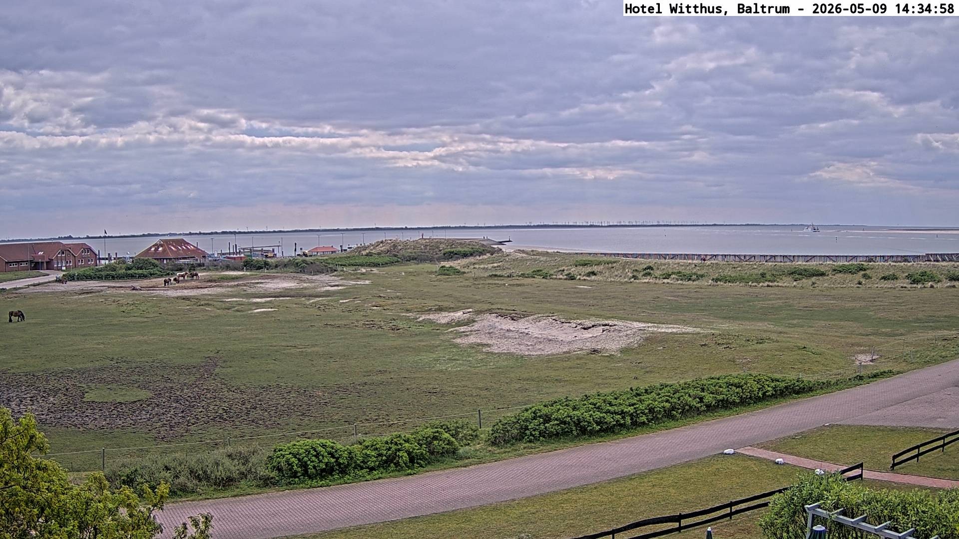 Archiv Foto Webcam Blick vom Hotel Witthus in Baltrum
