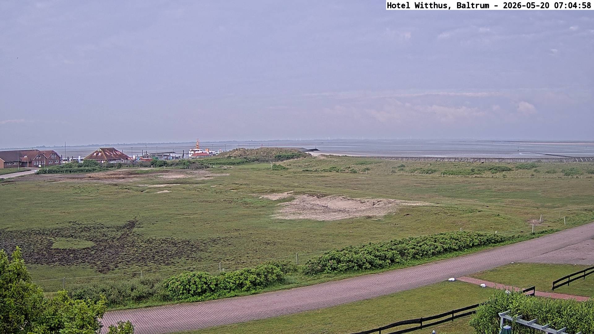 Archiv Foto Webcam Blick vom Hotel Witthus in Baltrum