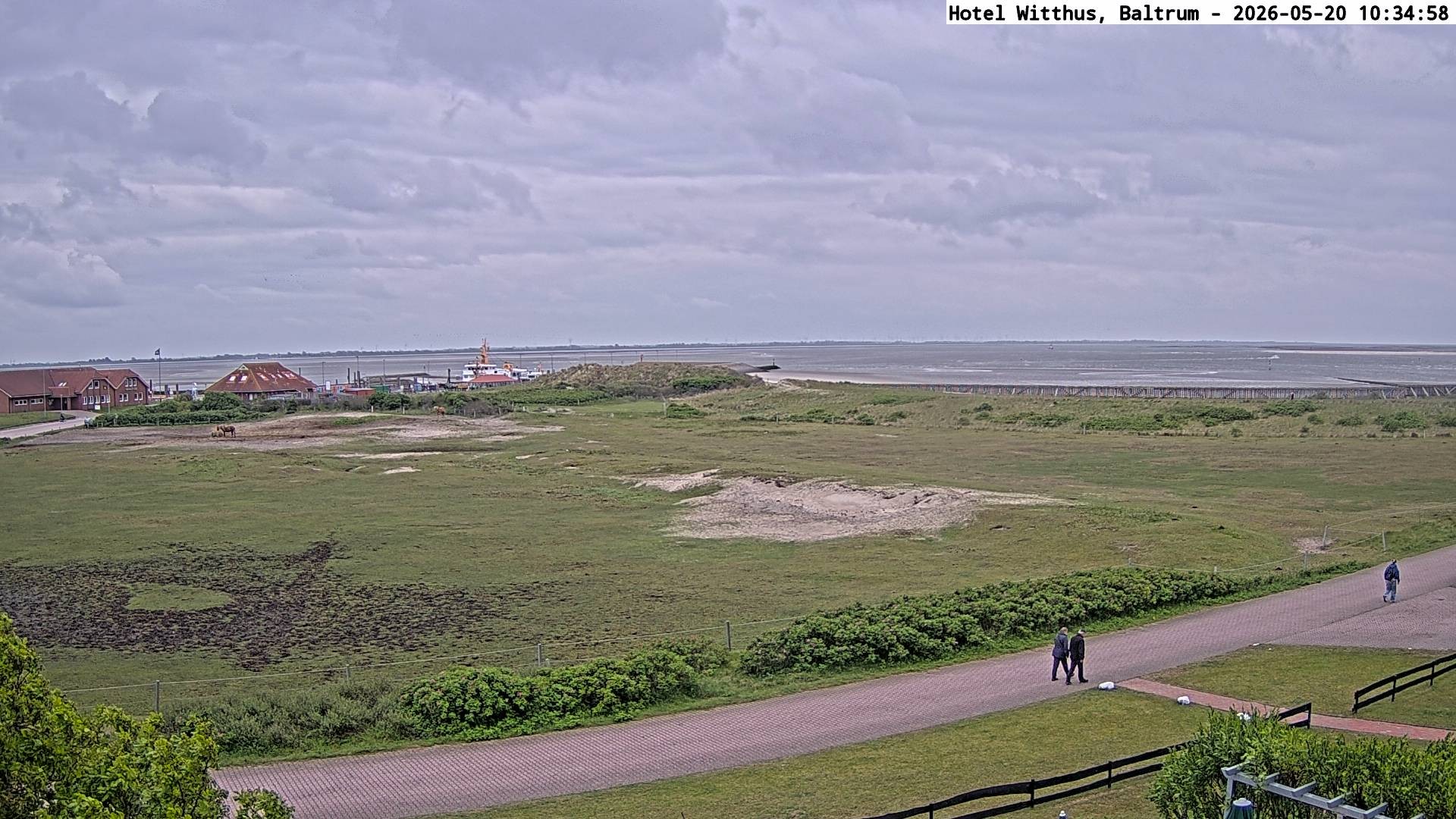 Archiv Foto Webcam Blick vom Hotel Witthus in Baltrum