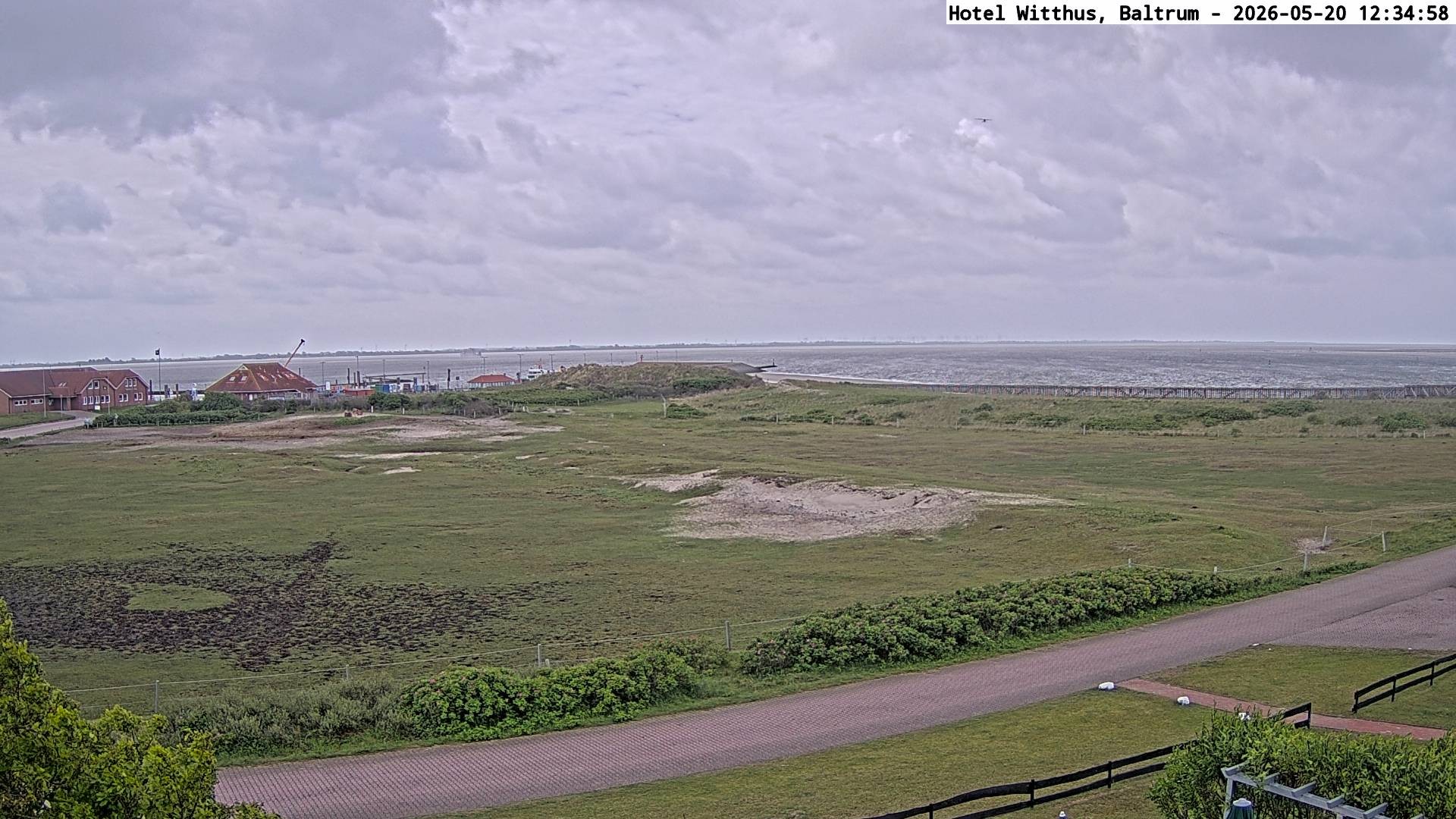 Archiv Foto Webcam Blick vom Hotel Witthus in Baltrum