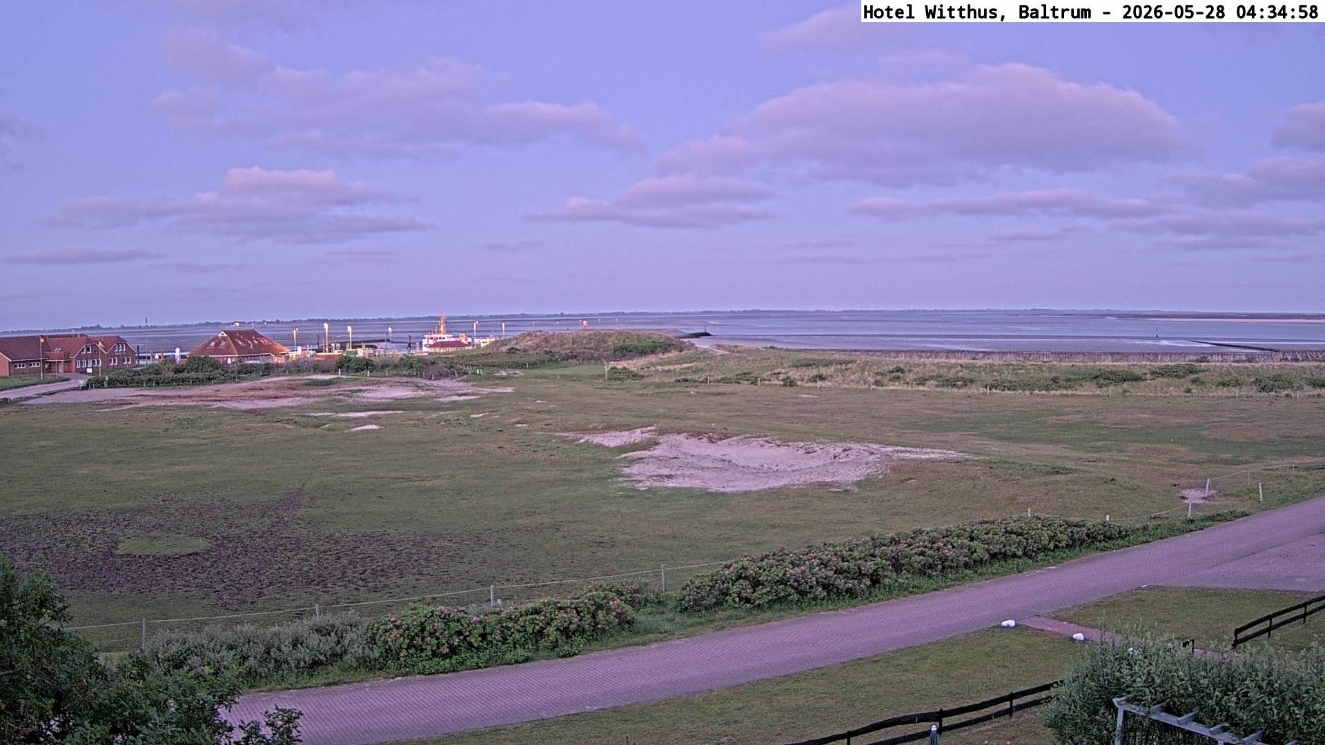Archiv Foto Webcam Blick vom Hotel Witthus in Baltrum