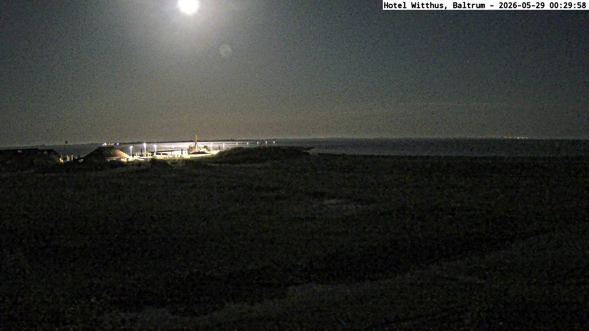 Archiv Foto Webcam Blick vom Hotel Witthus in Baltrum