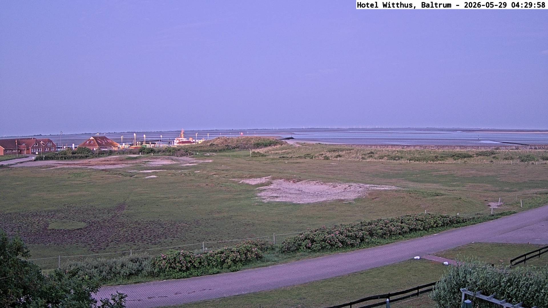 Archiv Foto Webcam Blick vom Hotel Witthus in Baltrum