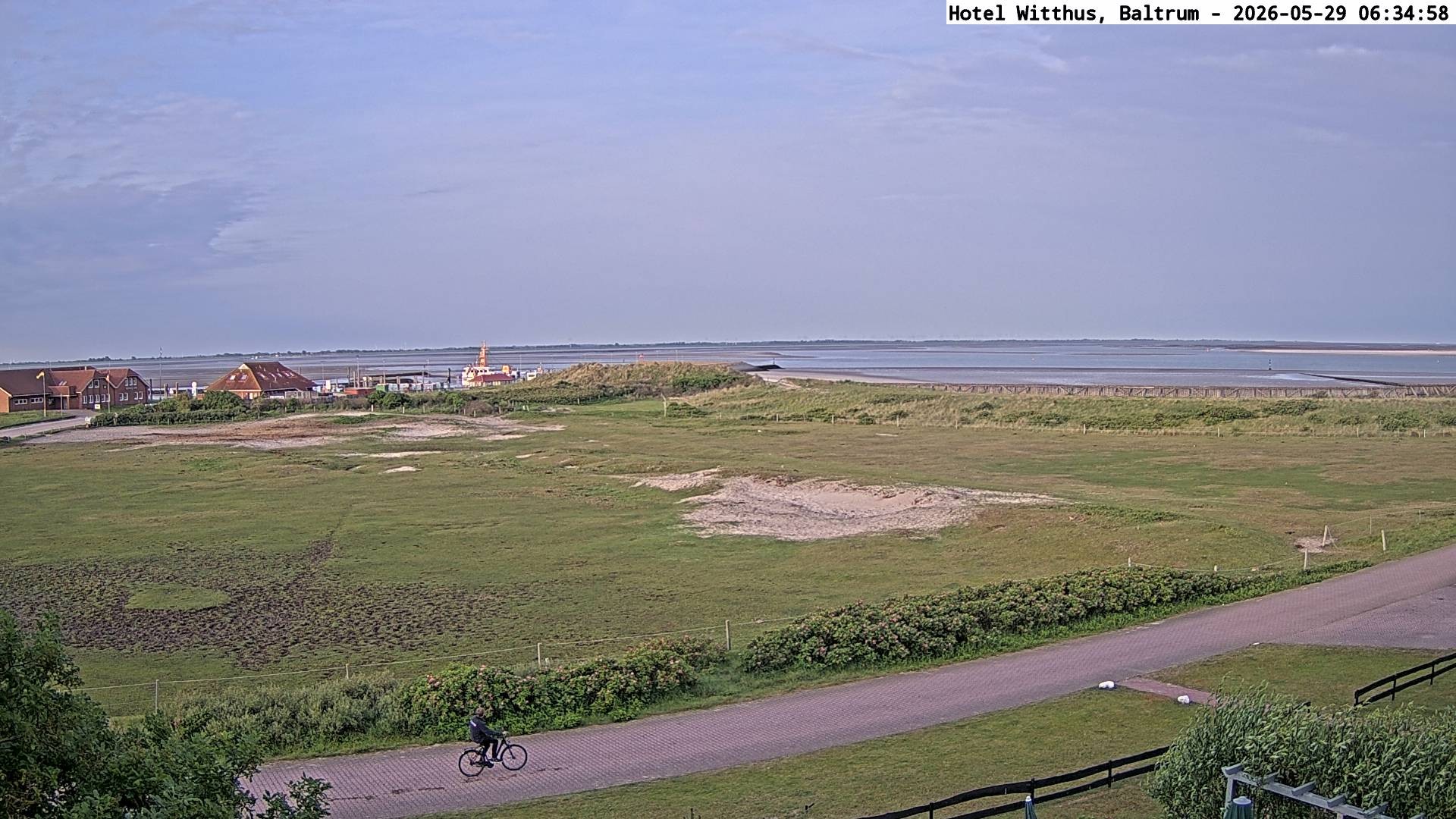 Archiv Foto Webcam Blick vom Hotel Witthus in Baltrum