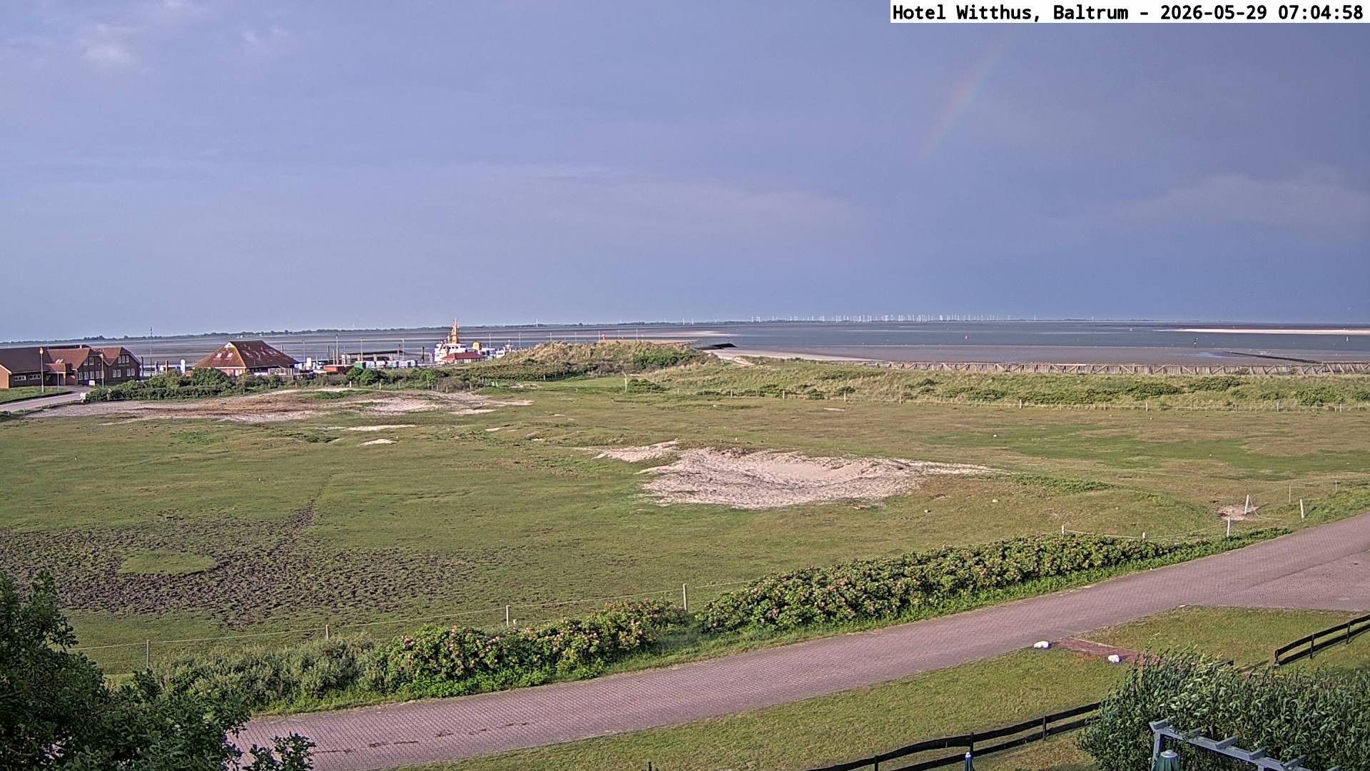 Archiv Foto Webcam Blick vom Hotel Witthus in Baltrum
