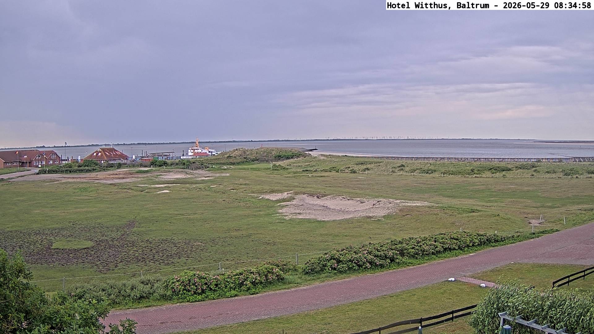 Archiv Foto Webcam Blick vom Hotel Witthus in Baltrum
