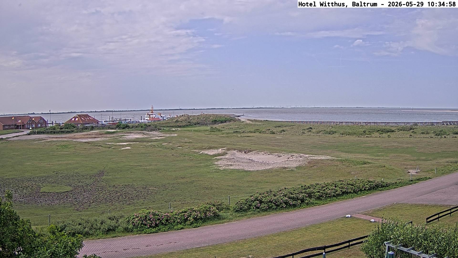 Archiv Foto Webcam Blick vom Hotel Witthus in Baltrum