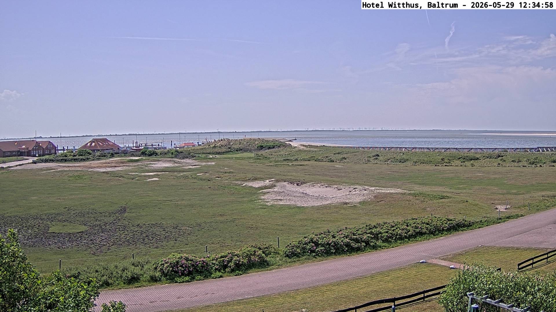 Archiv Foto Webcam Blick vom Hotel Witthus in Baltrum