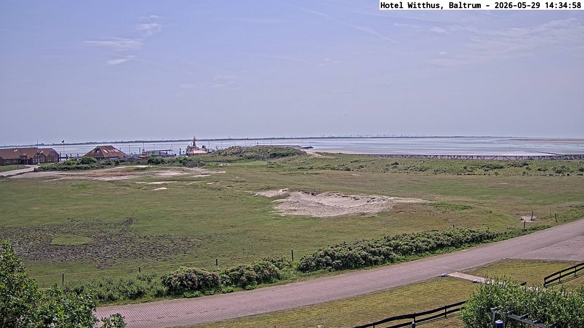 Archiv Foto Webcam Blick vom Hotel Witthus in Baltrum