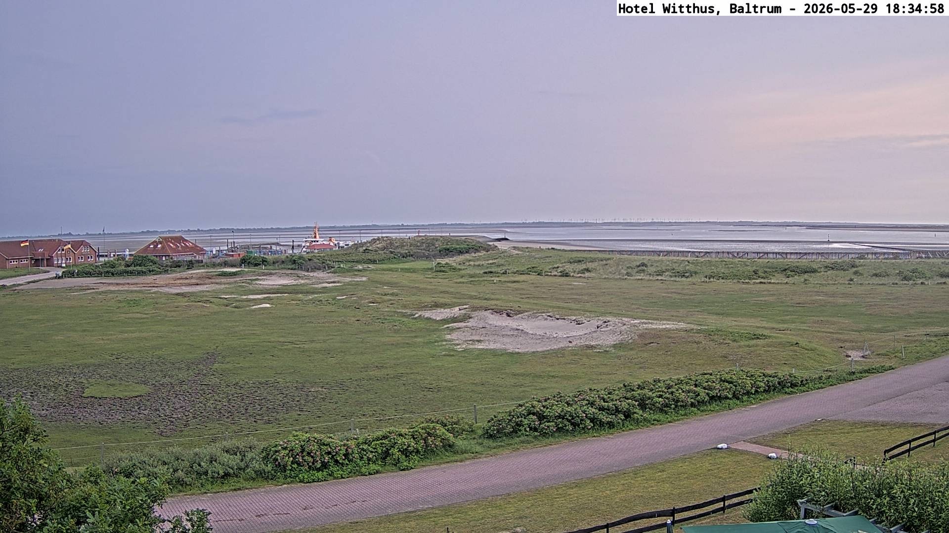 Archiv Foto Webcam Blick vom Hotel Witthus in Baltrum