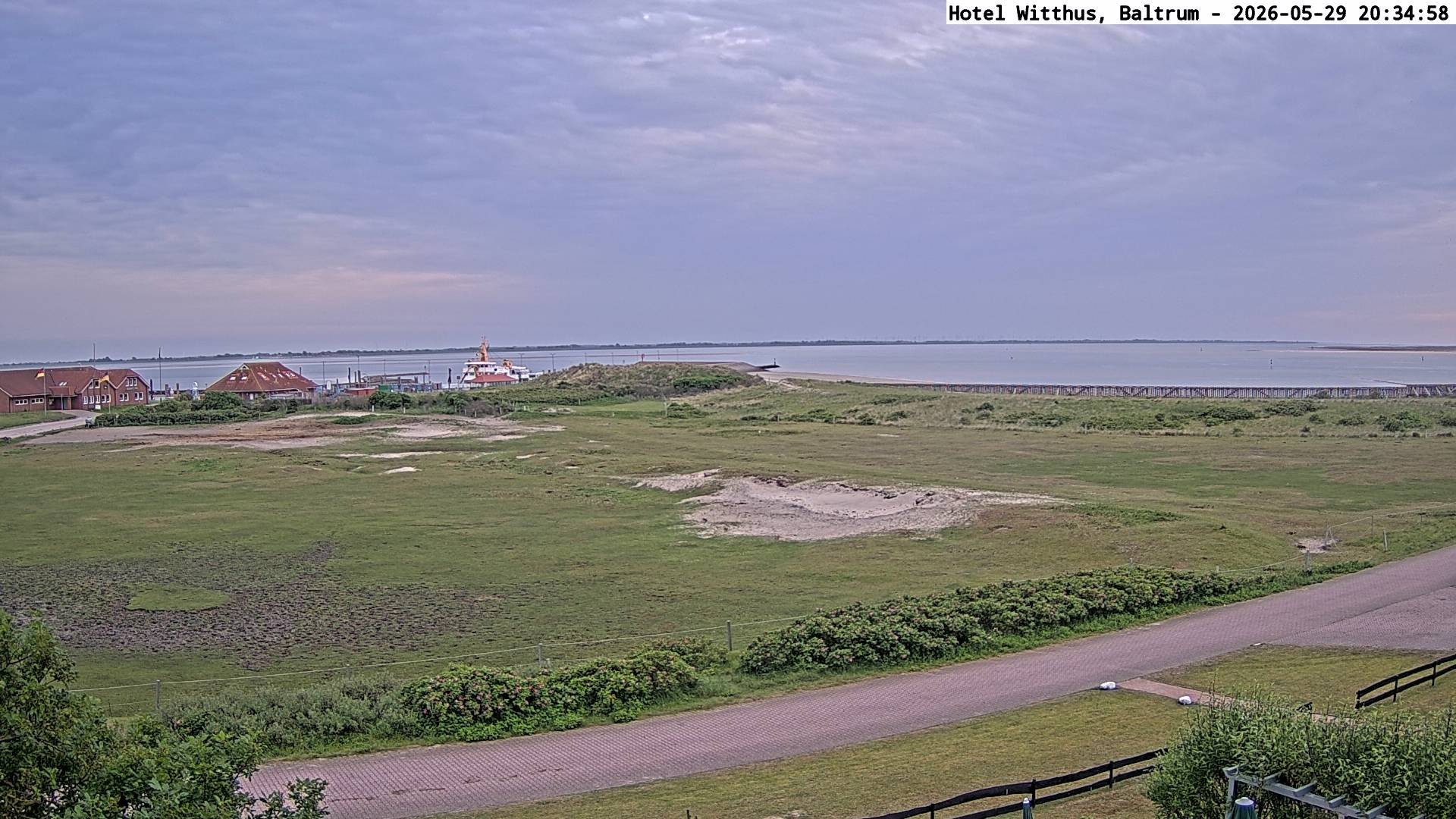 Archiv Foto Webcam Blick vom Hotel Witthus in Baltrum