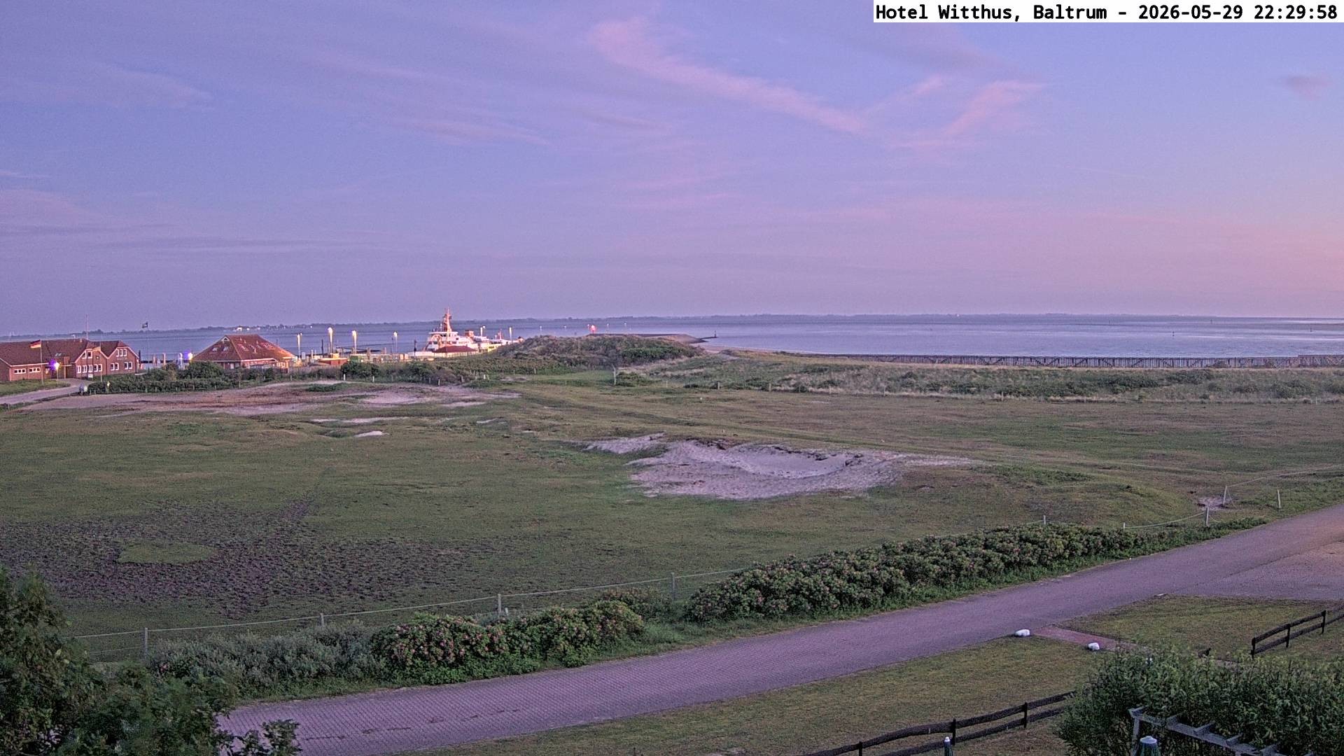 Archiv Foto Webcam Blick vom Hotel Witthus in Baltrum