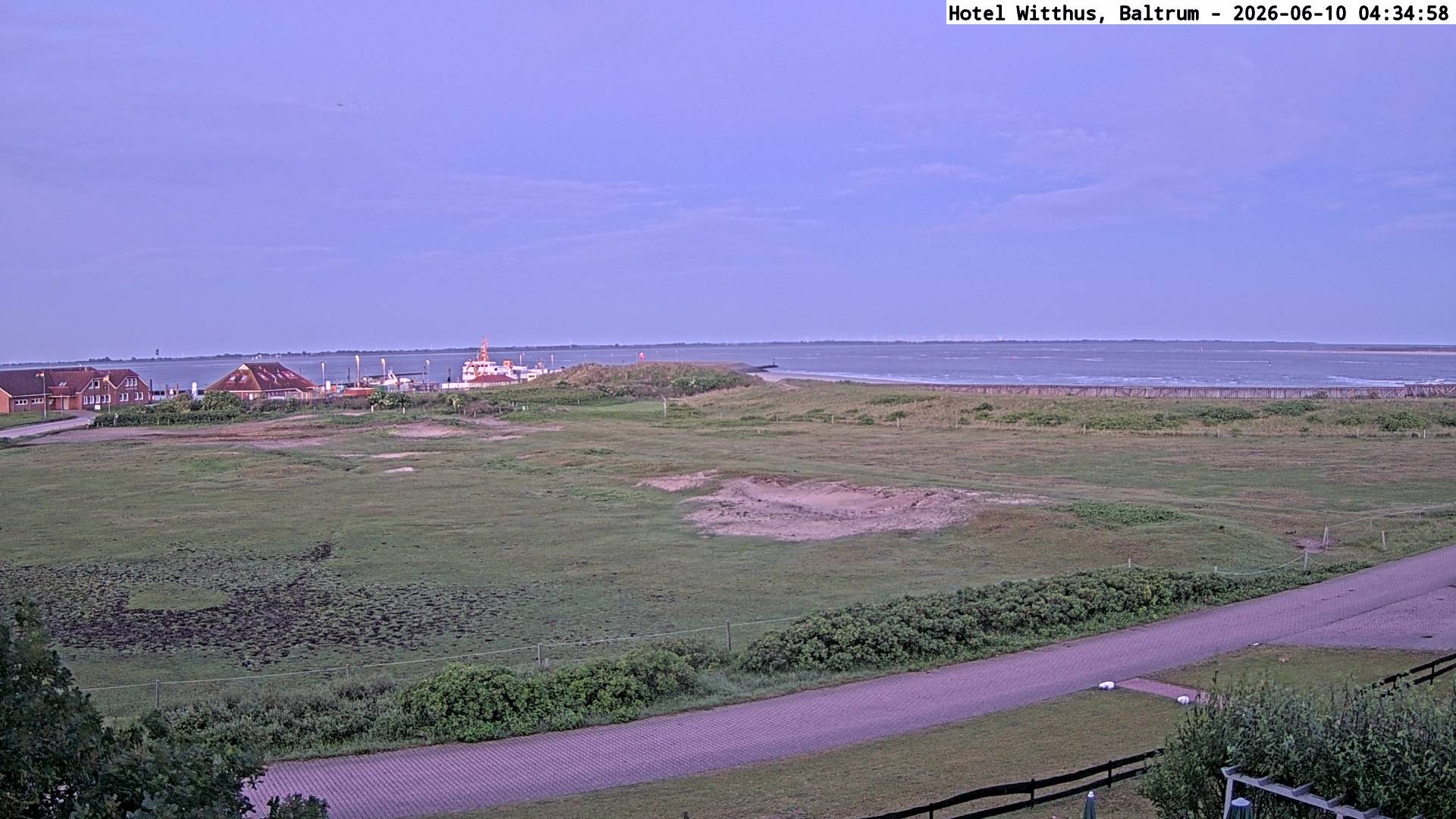 Archiv Foto Webcam Blick vom Hotel Witthus in Baltrum
