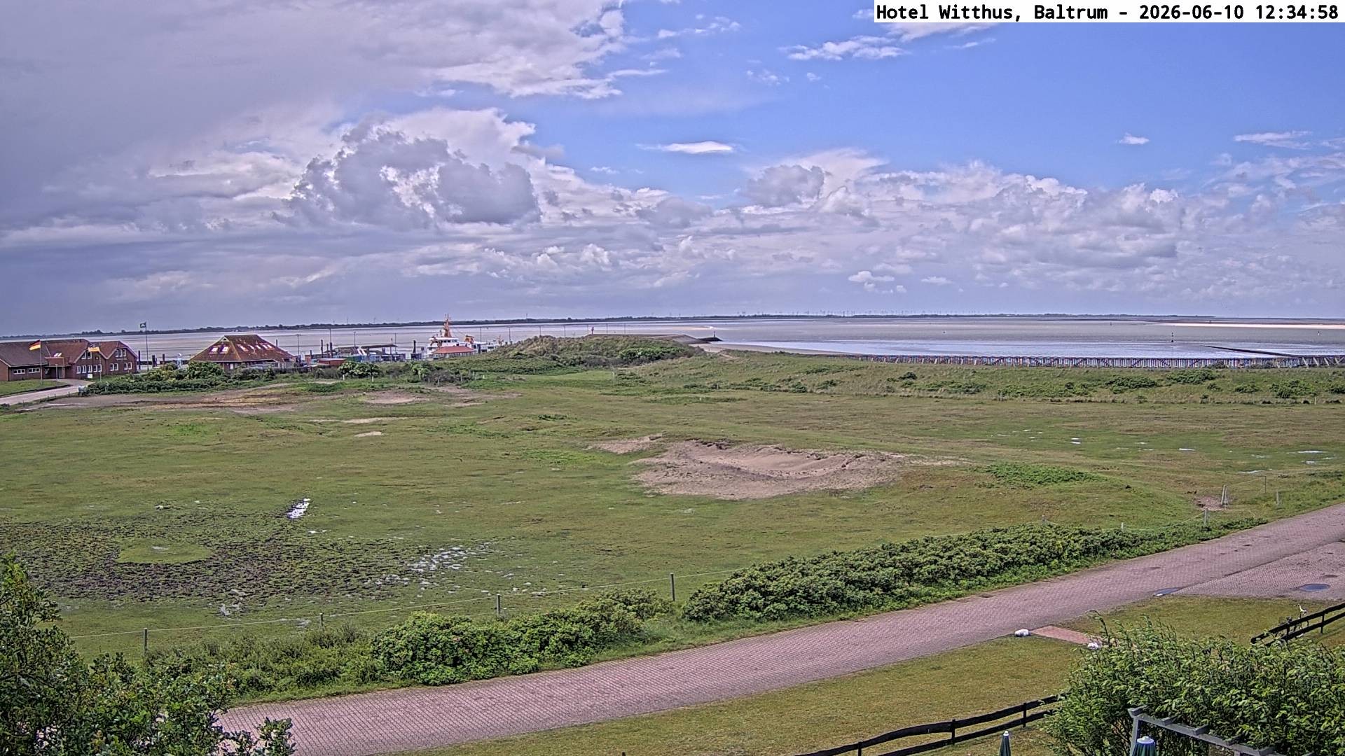 Archiv Foto Webcam Blick vom Hotel Witthus in Baltrum