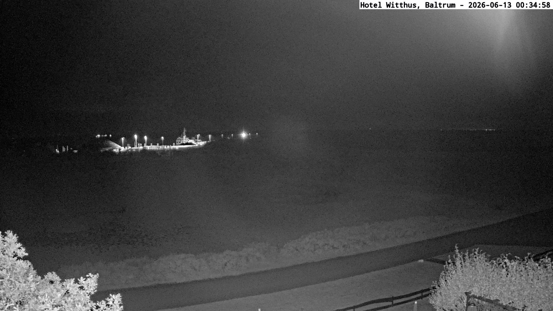 Archived image Webcam View of the harbour in Baltrum