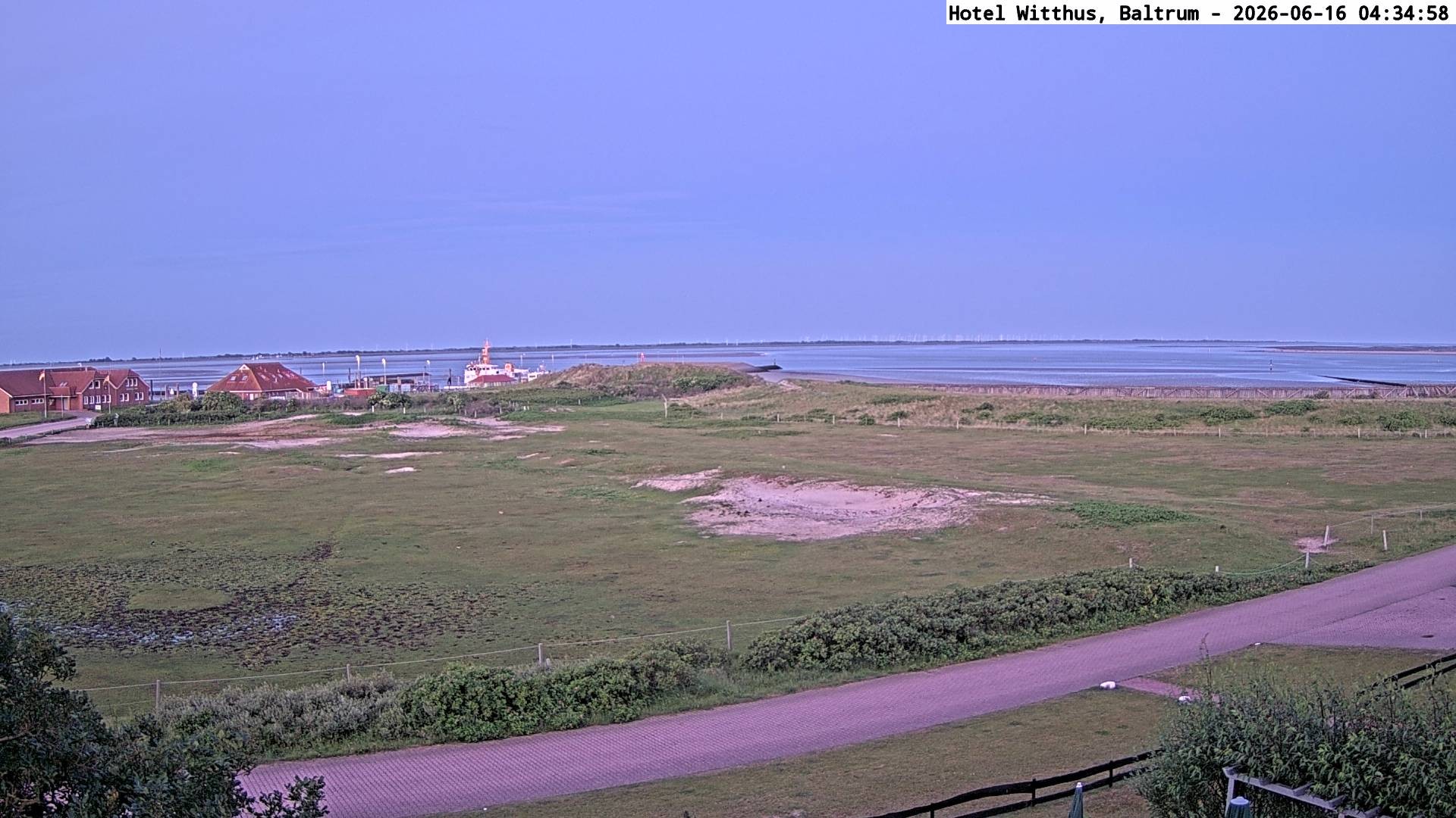 Archiv Foto Webcam Blick vom Hotel Witthus in Baltrum