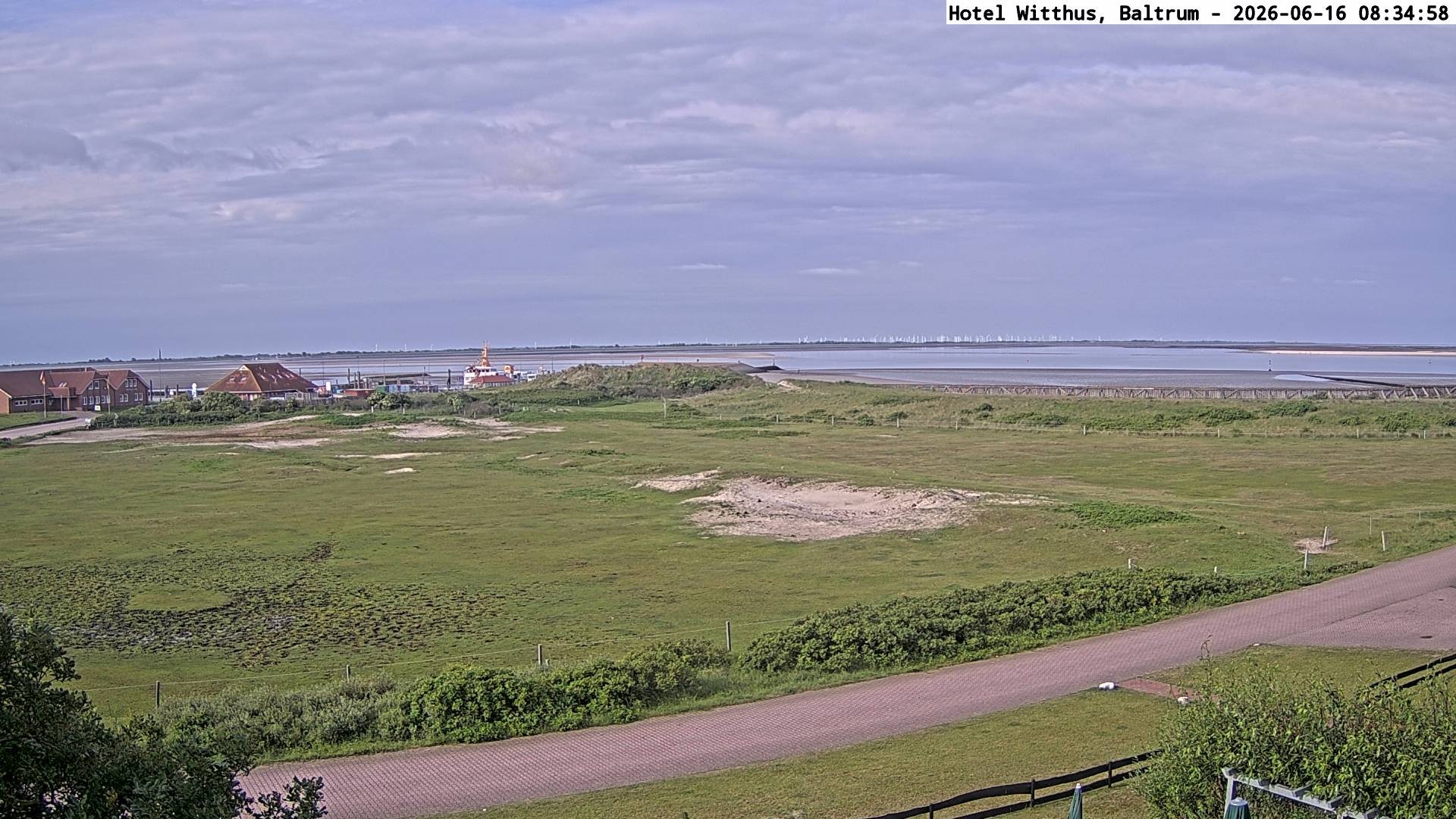 Archiv Foto Webcam Blick vom Hotel Witthus in Baltrum