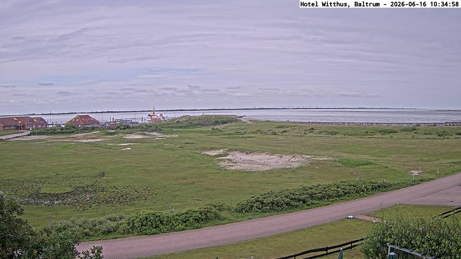 Archiv Foto Webcam Blick vom Hotel Witthus in Baltrum