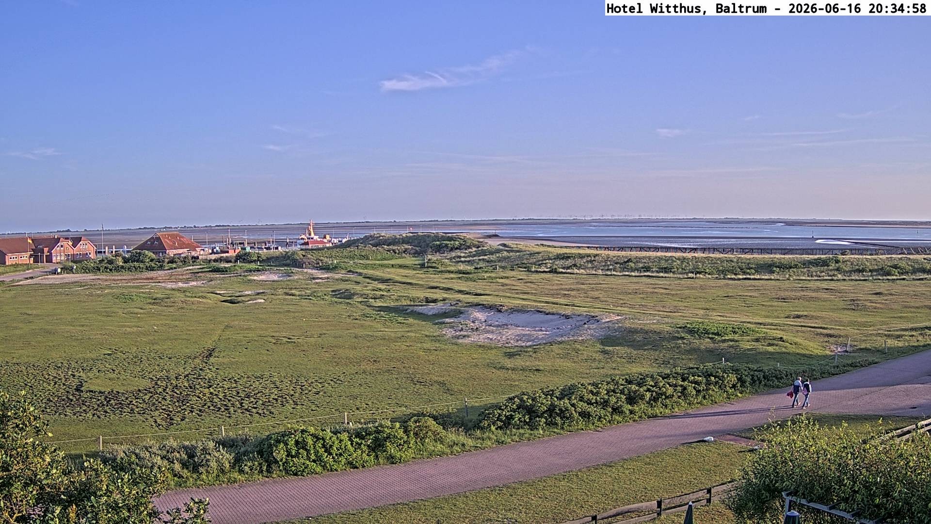 Archiv Foto Webcam Blick vom Hotel Witthus in Baltrum