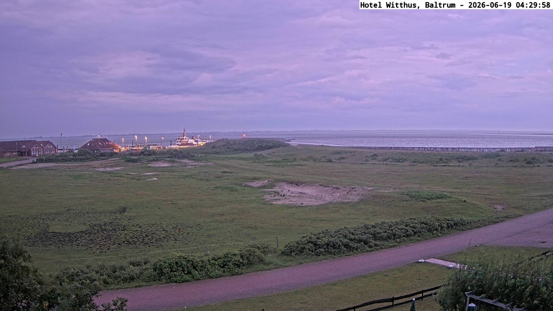 Archiv Foto Webcam Blick vom Hotel Witthus in Baltrum