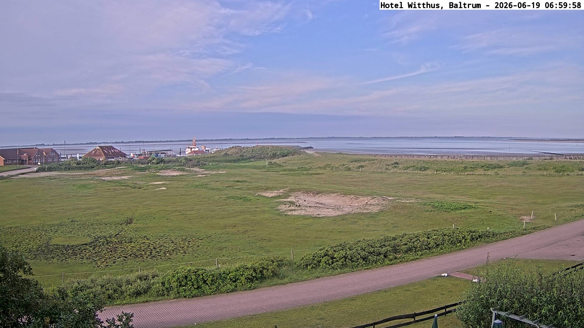 Archiv Foto Webcam Blick vom Hotel Witthus in Baltrum
