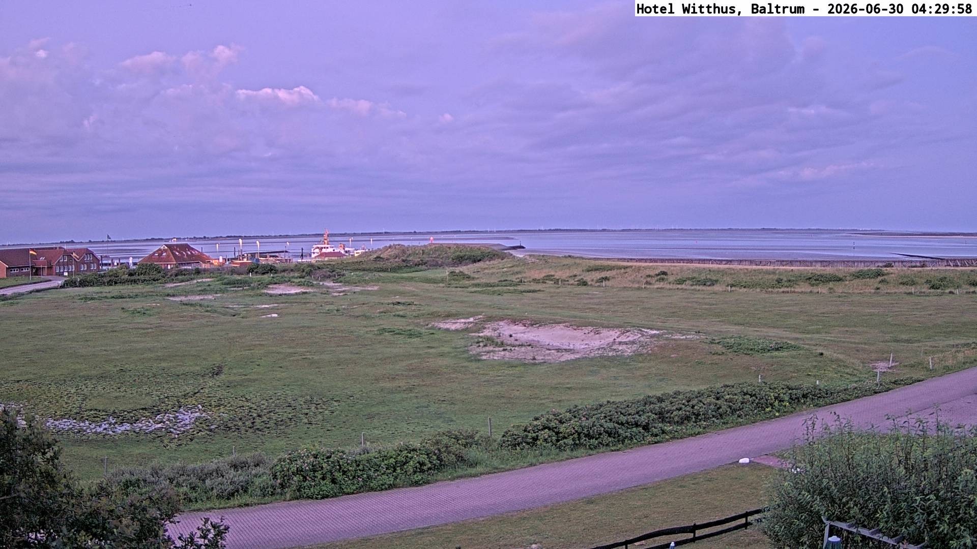 Archiv Foto Webcam Blick vom Hotel Witthus in Baltrum