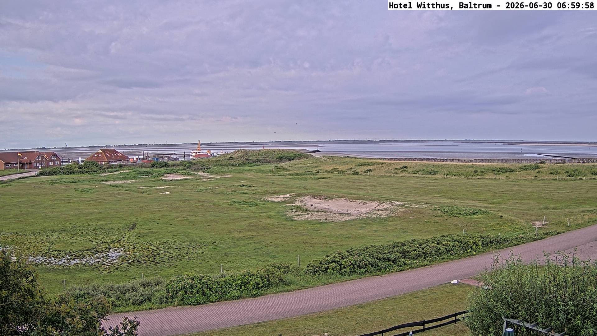 Archiv Foto Webcam Blick vom Hotel Witthus in Baltrum