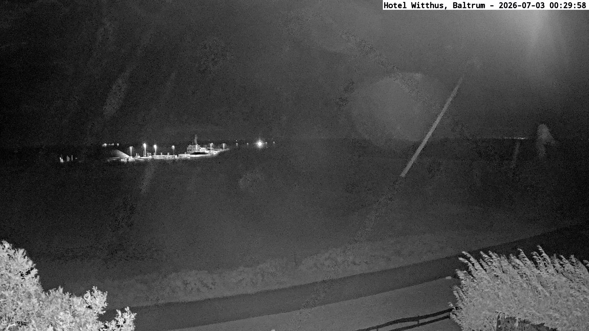 Archived image Webcam View of the harbour in Baltrum
