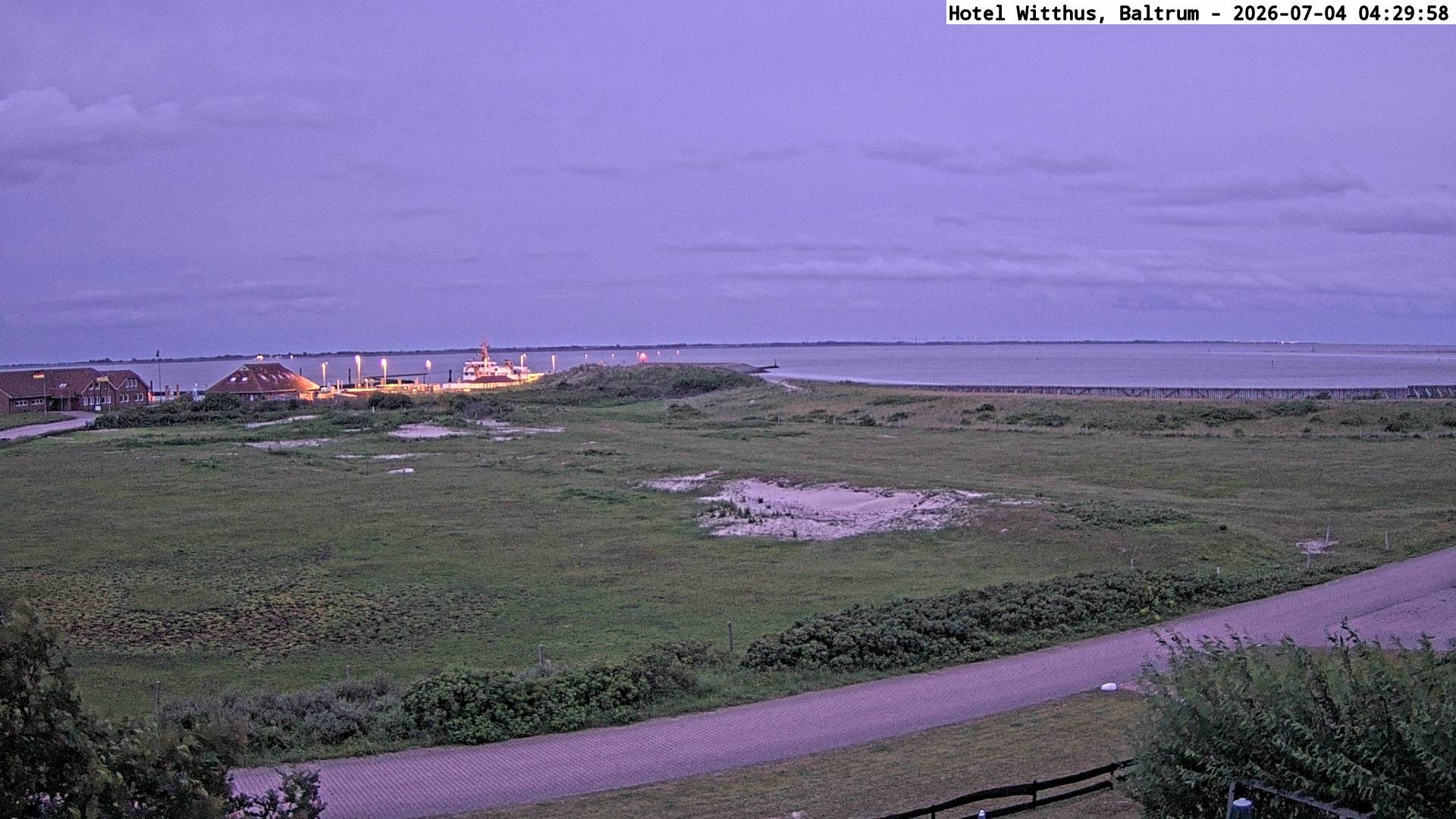 Archiv Foto Webcam Blick vom Hotel Witthus in Baltrum