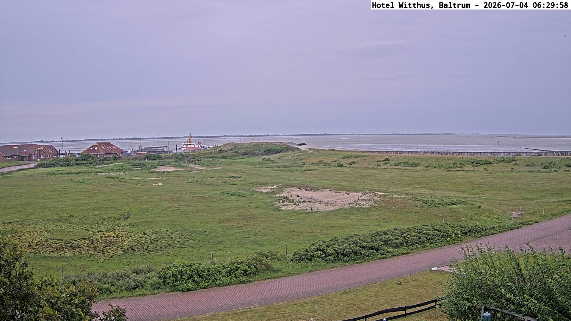 Archiv Foto Webcam Blick vom Hotel Witthus in Baltrum