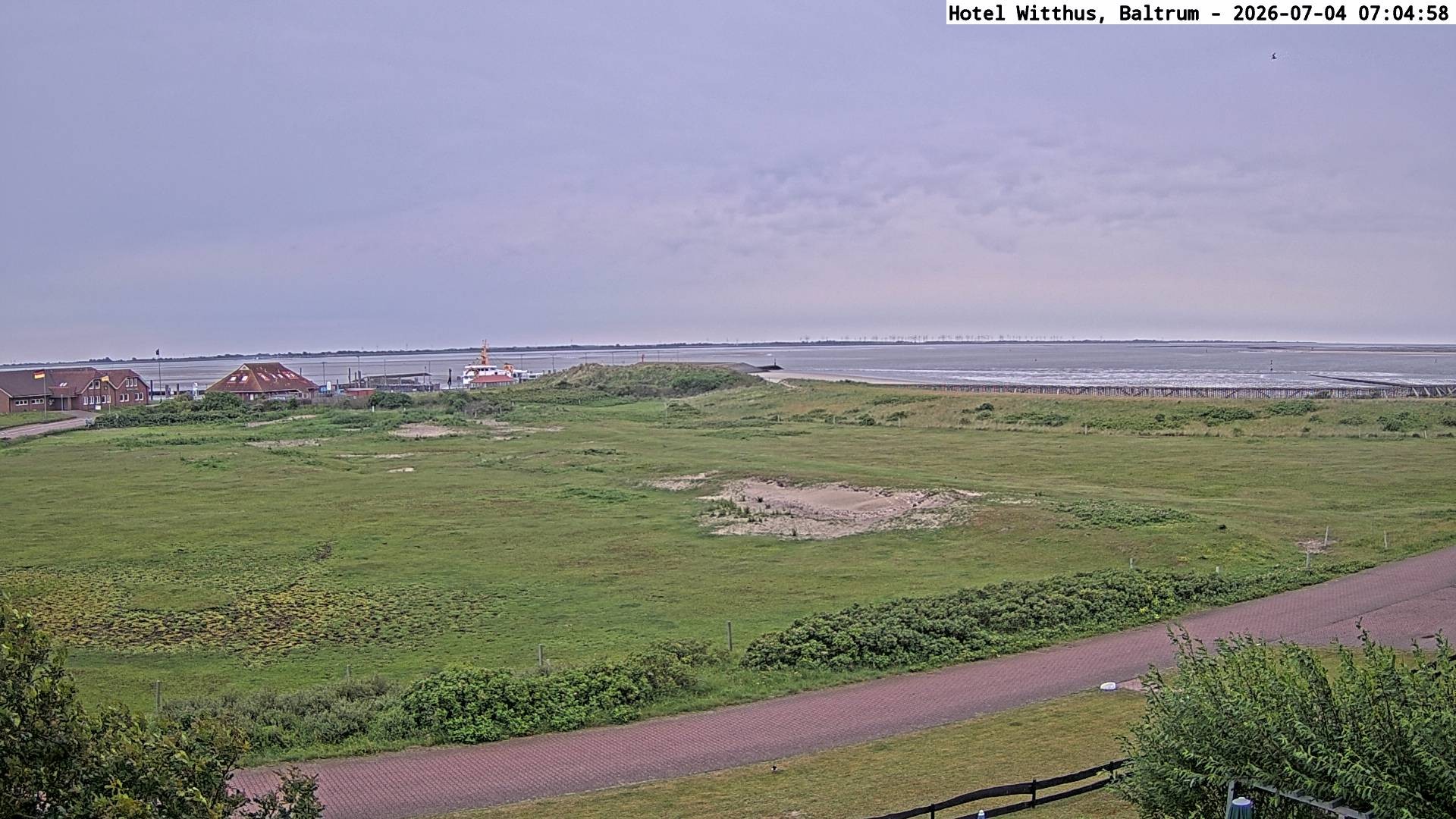 Archiv Foto Webcam Blick vom Hotel Witthus in Baltrum